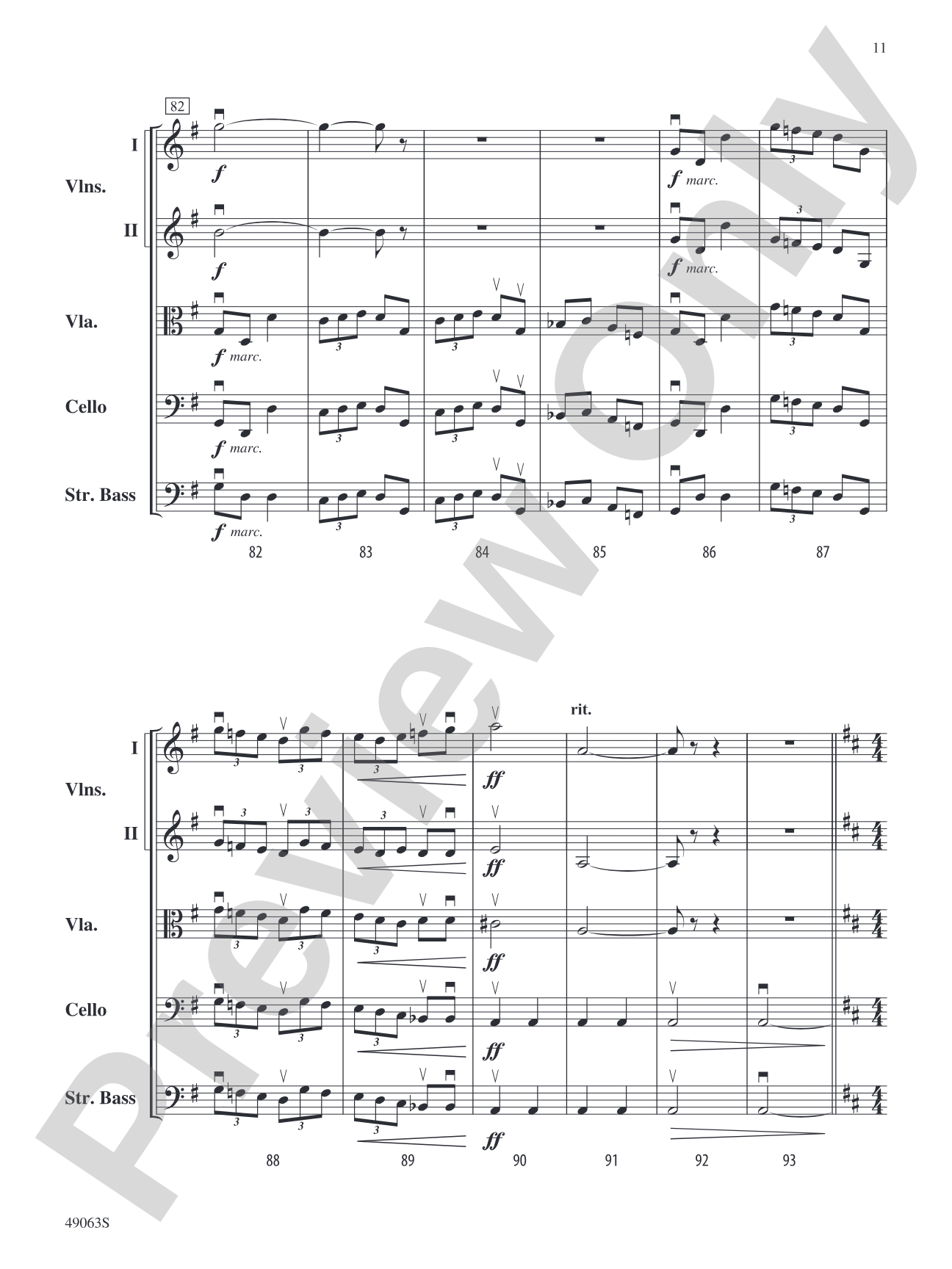 Ad Astra: String Orchestra Conductor Score & Parts