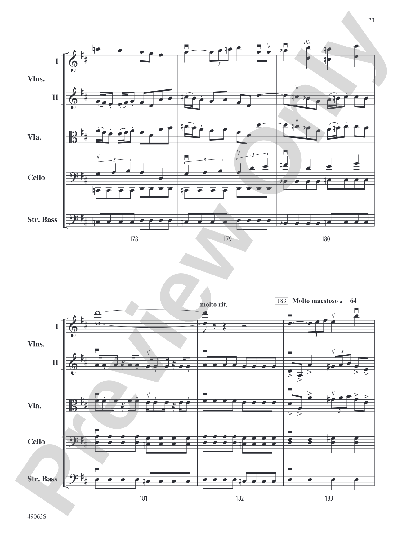 Ad Astra: String Orchestra Conductor Score & Parts