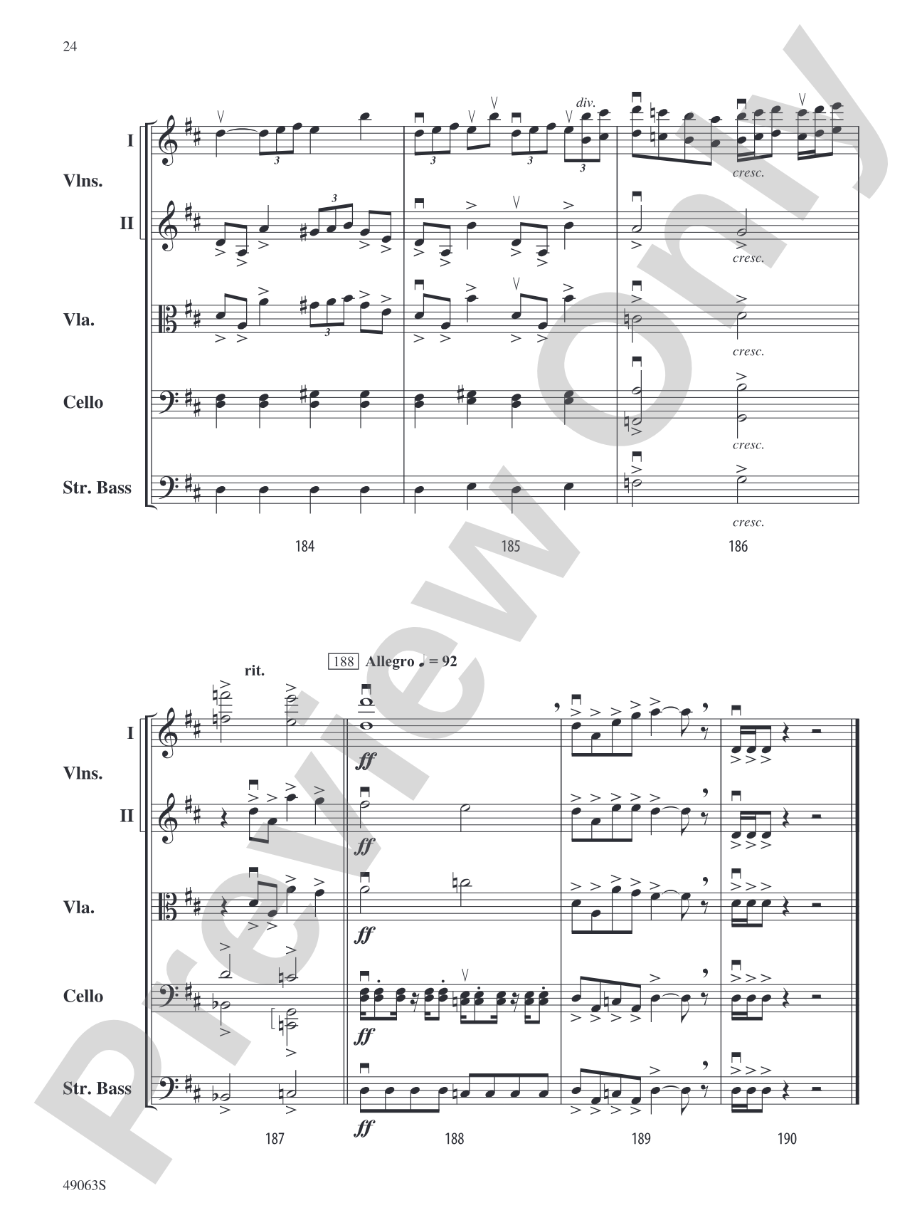 Ad Astra: String Orchestra Conductor Score & Parts