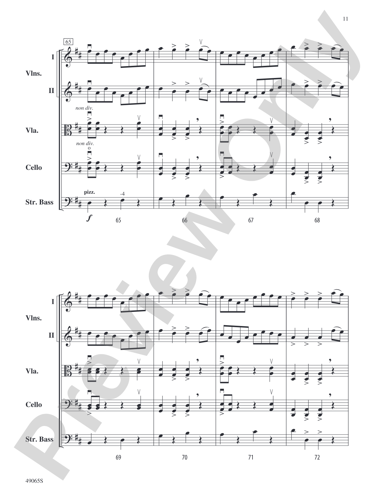 Fiddler's Fortune: String Orchestra Conductor Score & Parts