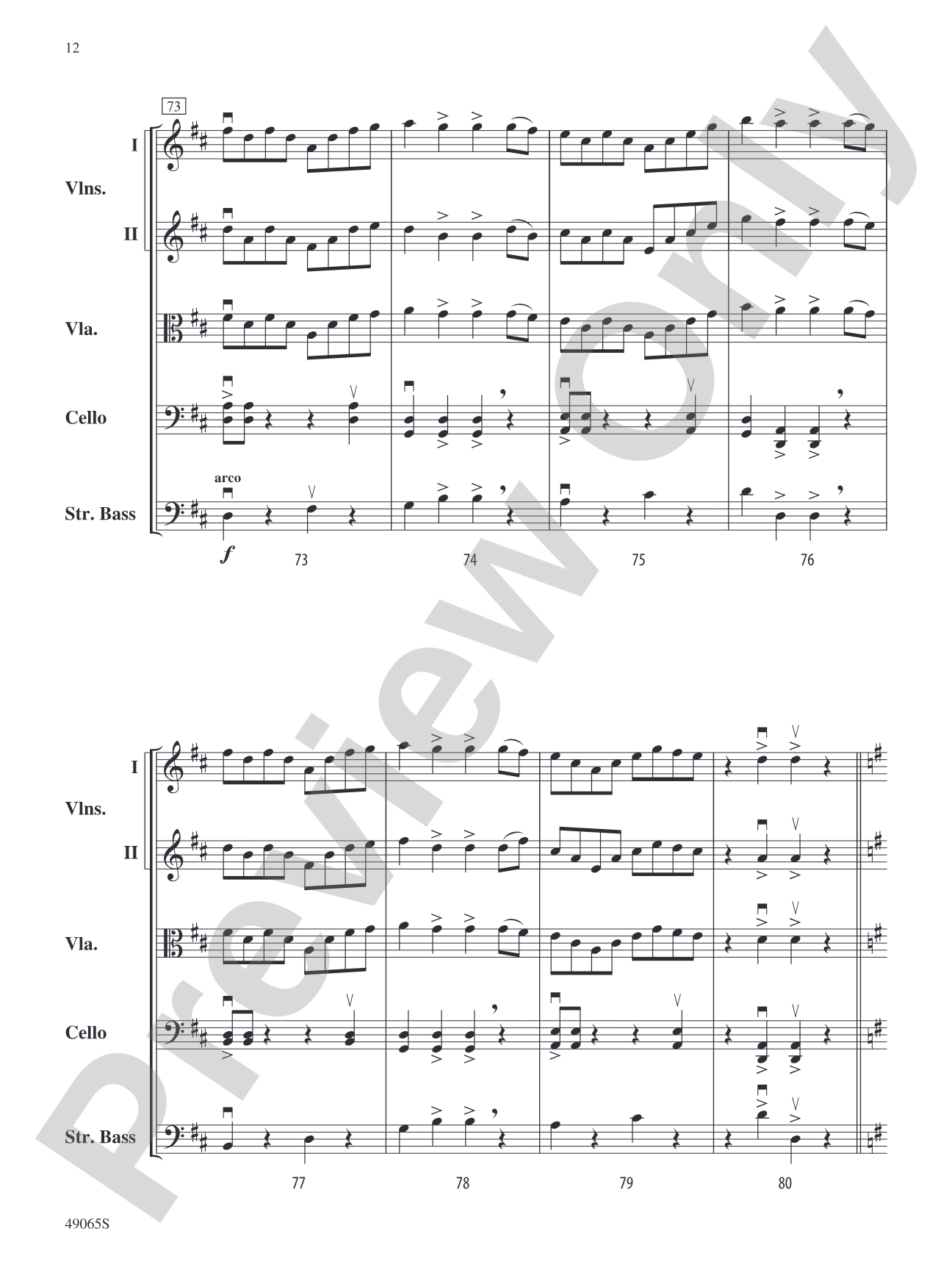 Fiddler's Fortune: String Orchestra Conductor Score & Parts
