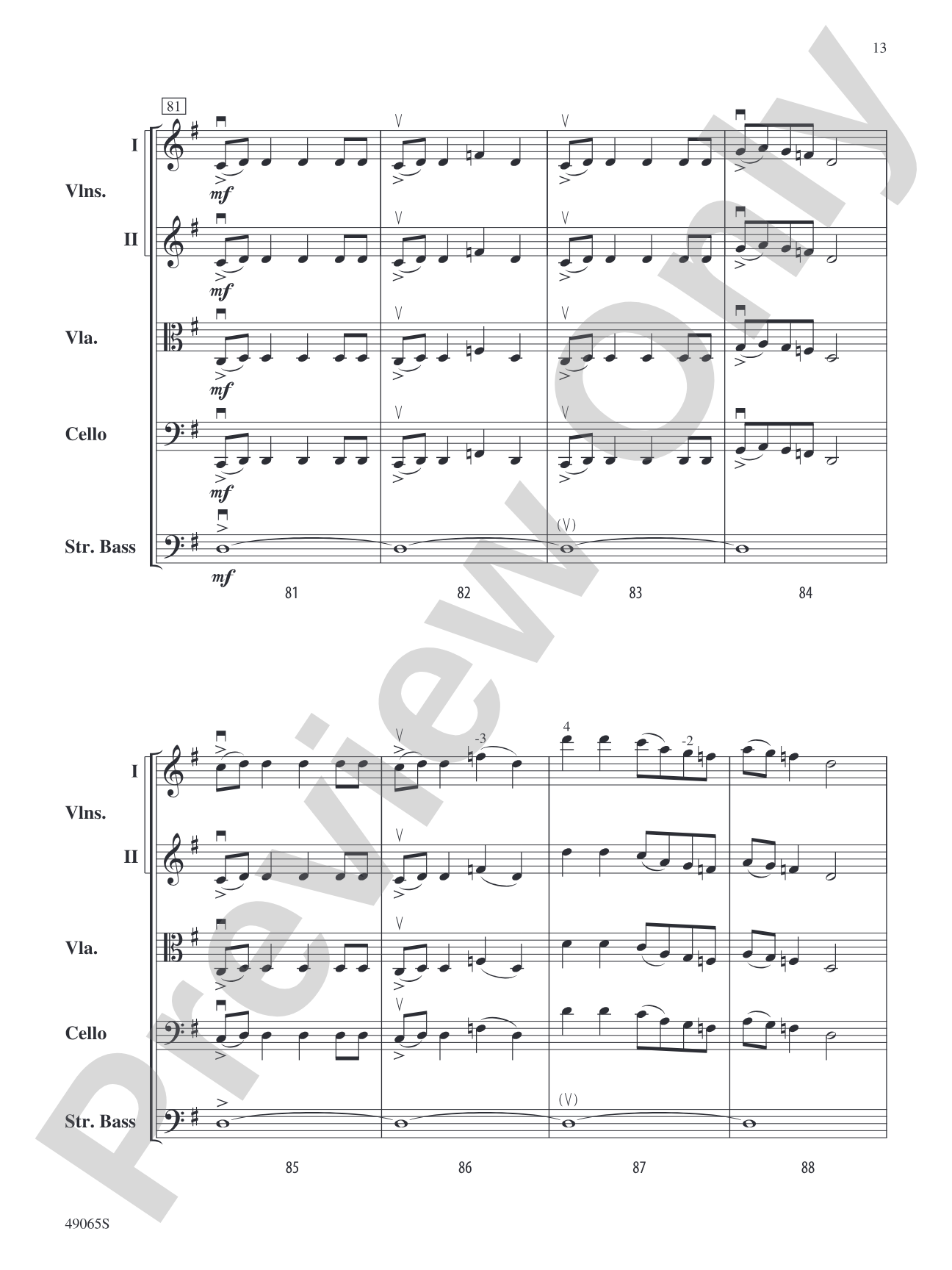 Fiddler's Fortune: String Orchestra Conductor Score & Parts