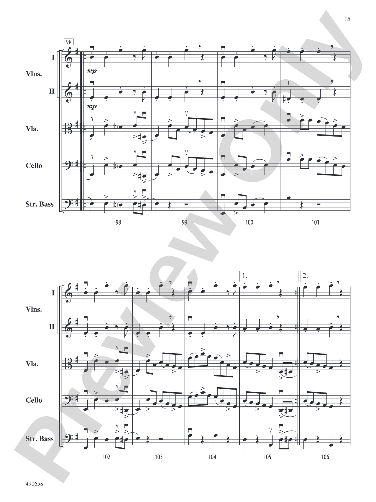 Fiddler's Fortune: String Orchestra Conductor Score & Parts