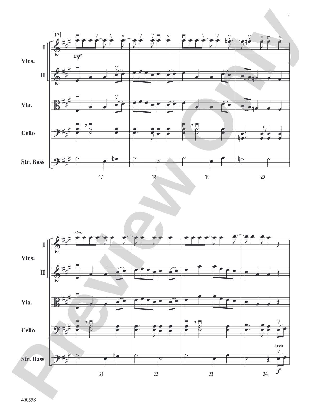 Fiddler's Fortune: String Orchestra Conductor Score & Parts