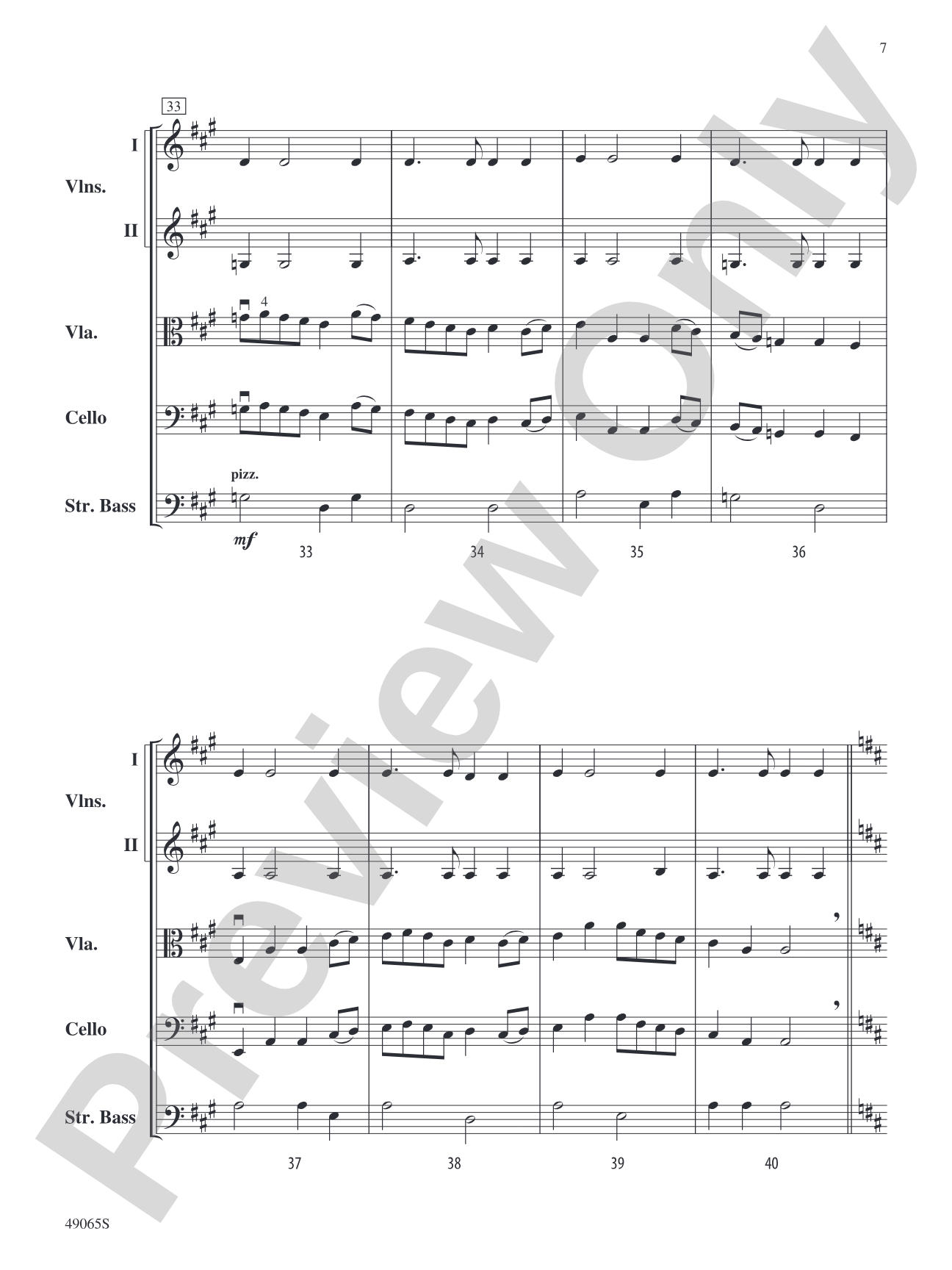 Fiddler's Fortune: String Orchestra Conductor Score & Parts