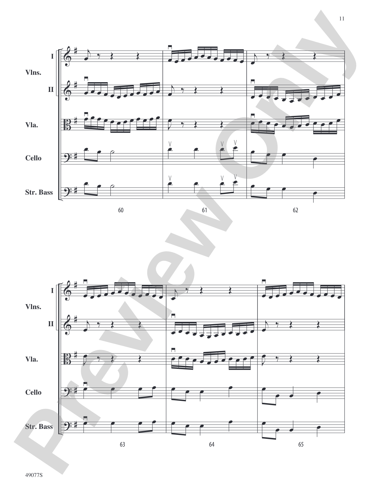 Yakama Variants: String Orchestra Conductor Score & Parts