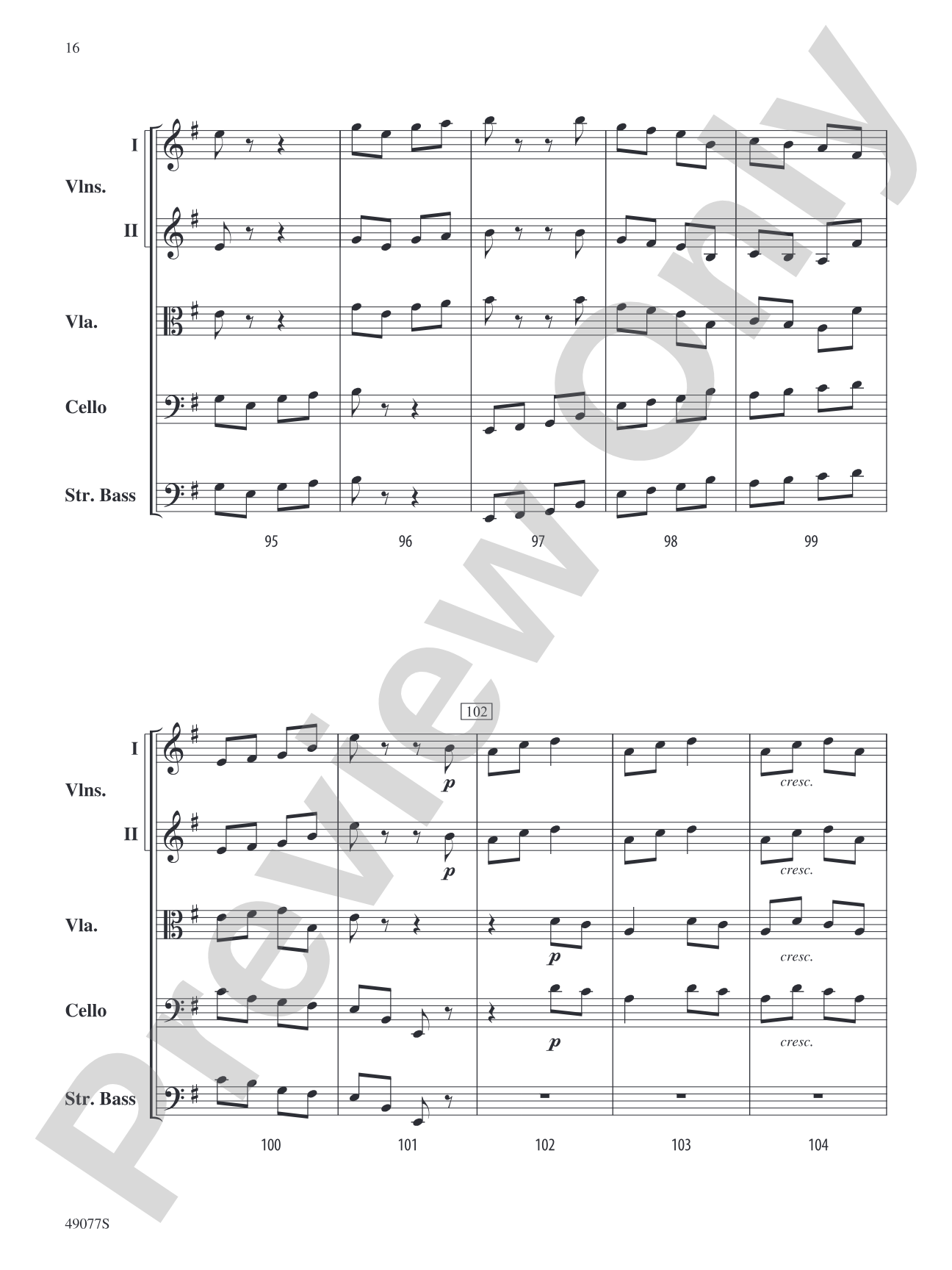 Yakama Variants: String Orchestra Conductor Score & Parts