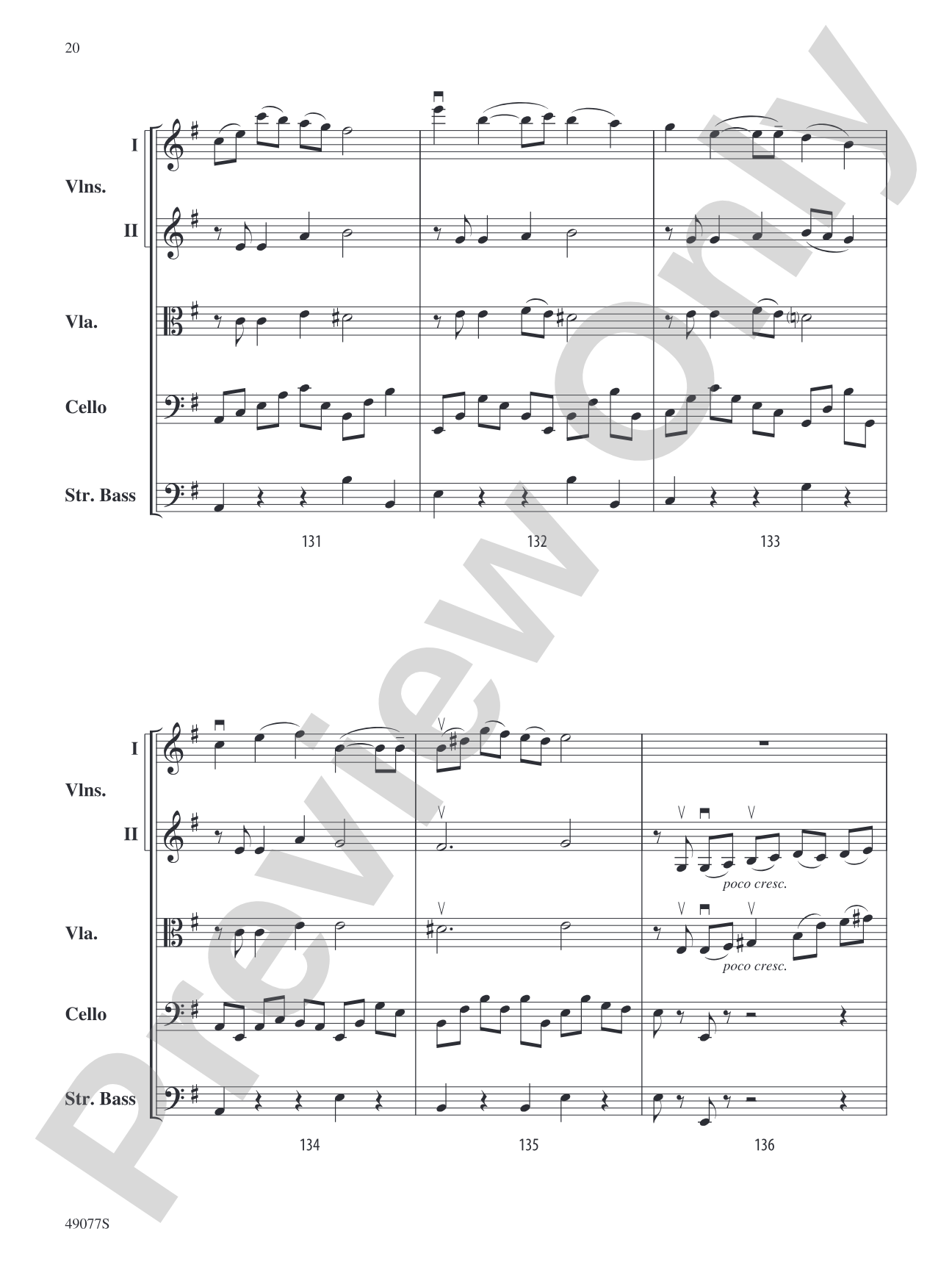 Yakama Variants: String Orchestra Conductor Score & Parts