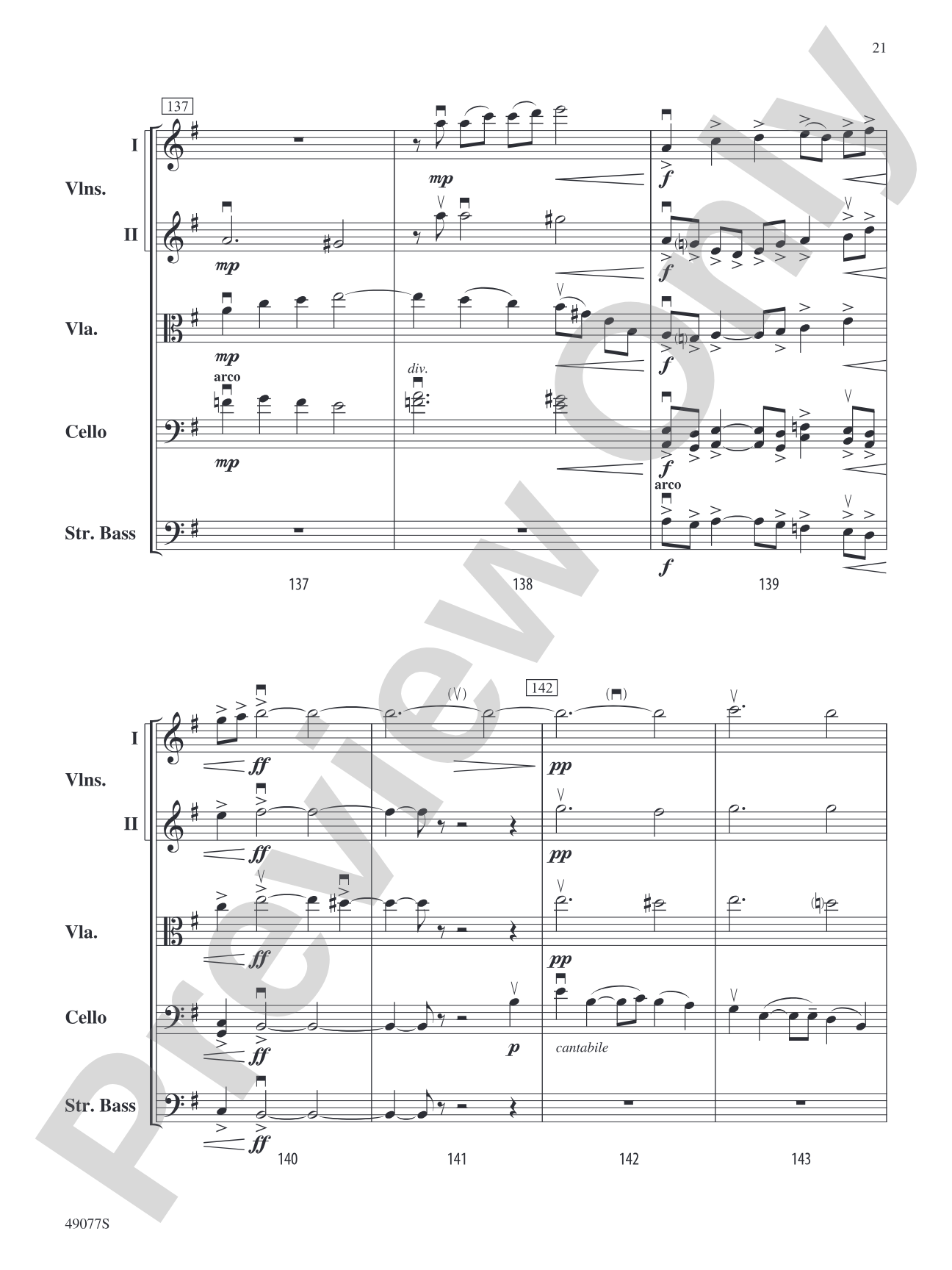 Yakama Variants: String Orchestra Conductor Score & Parts