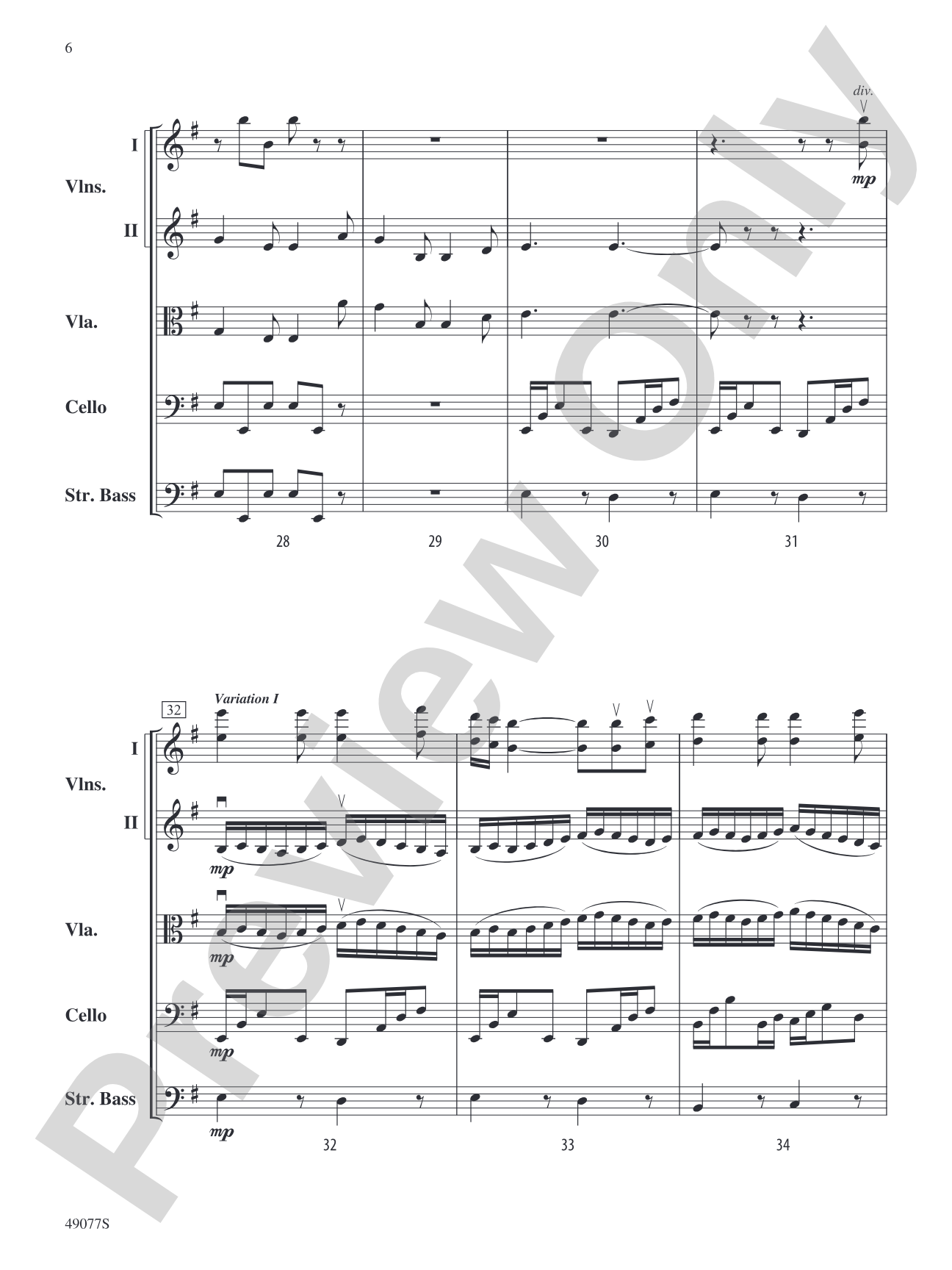 Yakama Variants: String Orchestra Conductor Score & Parts