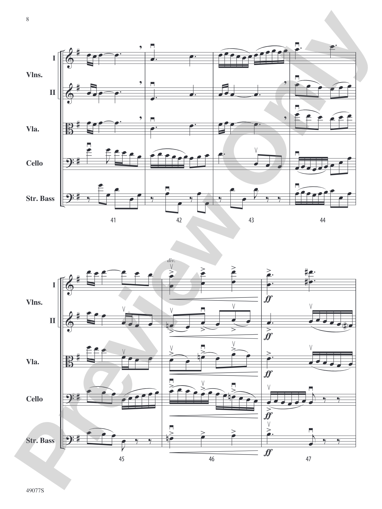 Yakama Variants: String Orchestra Conductor Score & Parts