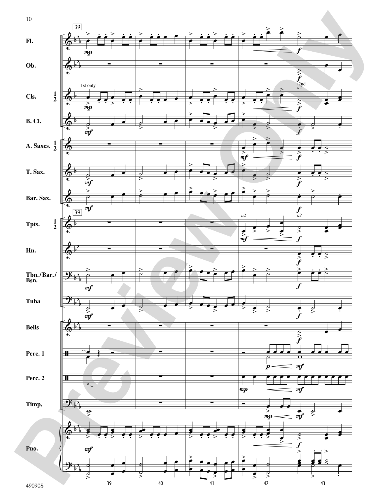 A Woodland Celebration: Concert Band Conductor Score & Parts