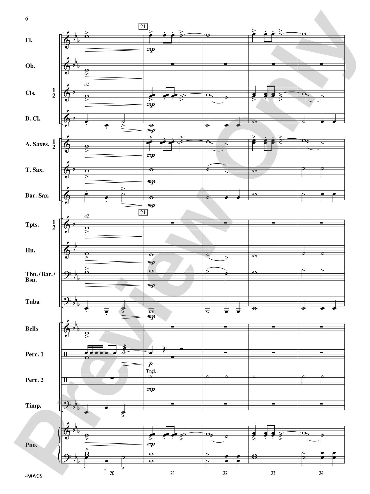 A Woodland Celebration: Concert Band Conductor Score & Parts
