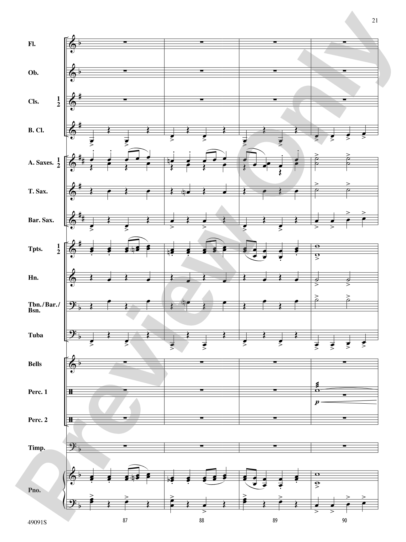 Skybridge Suite: Concert Band Conductor Score & Parts