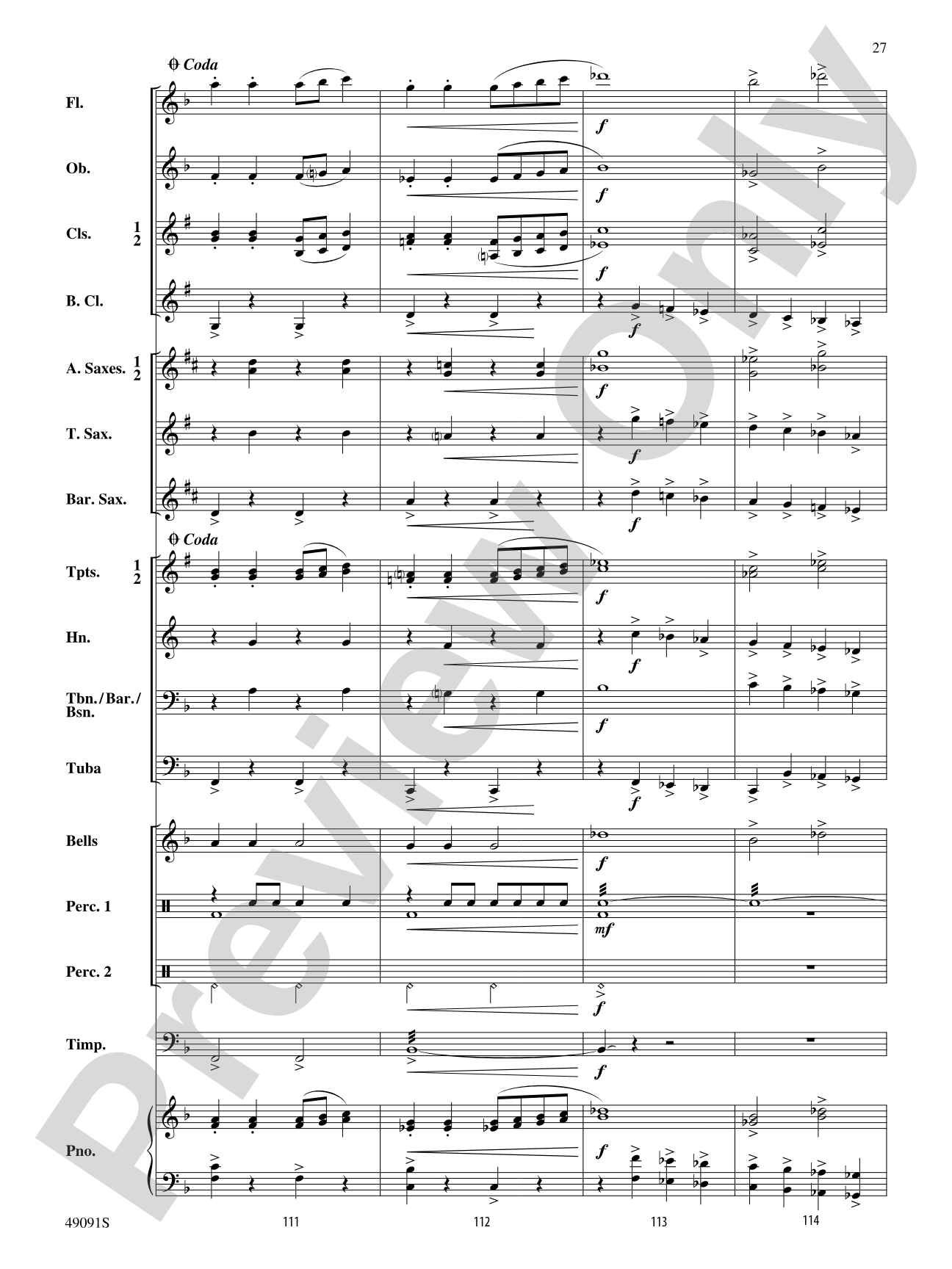 Skybridge Suite: Concert Band Conductor Score & Parts