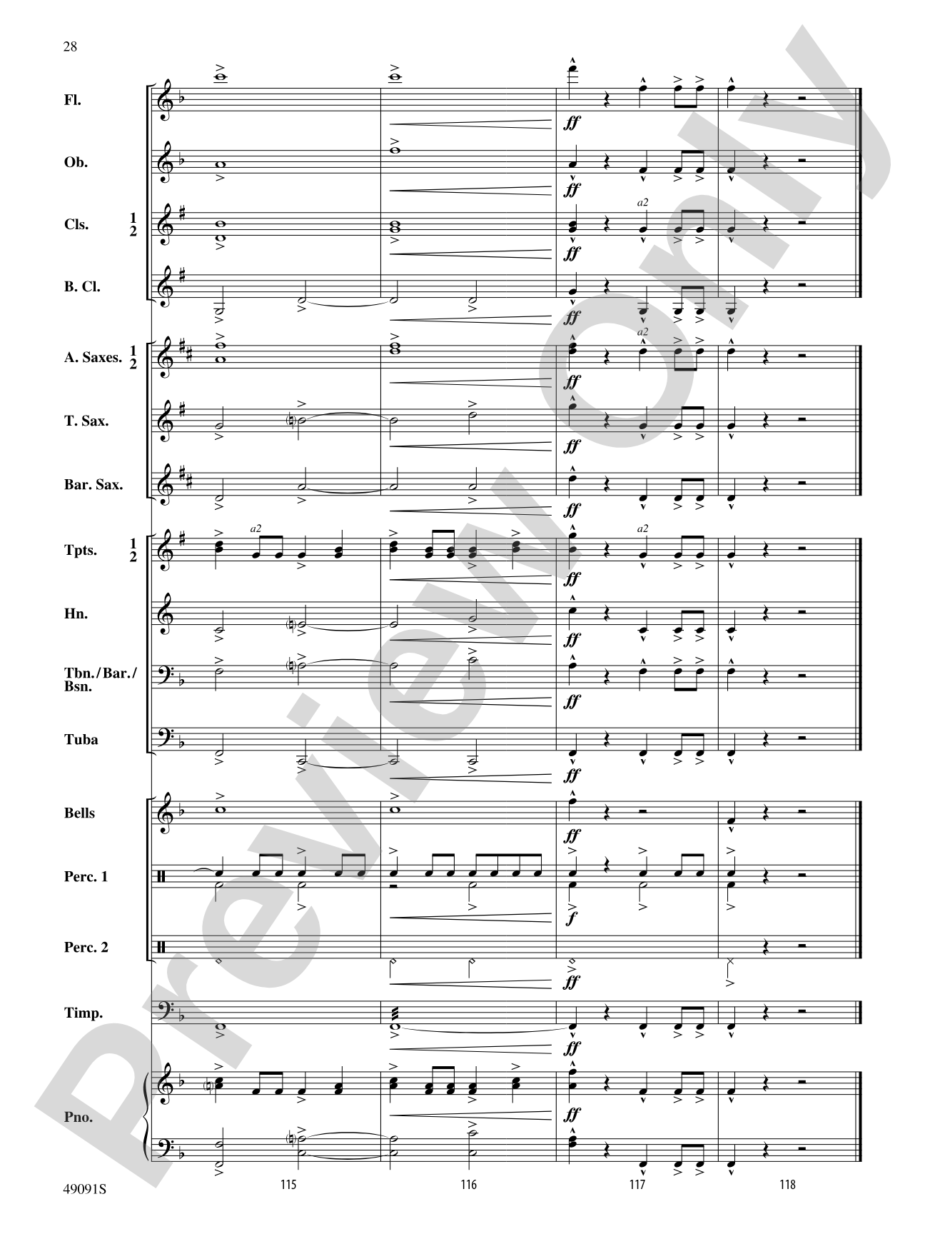 Skybridge Suite: Concert Band Conductor Score & Parts