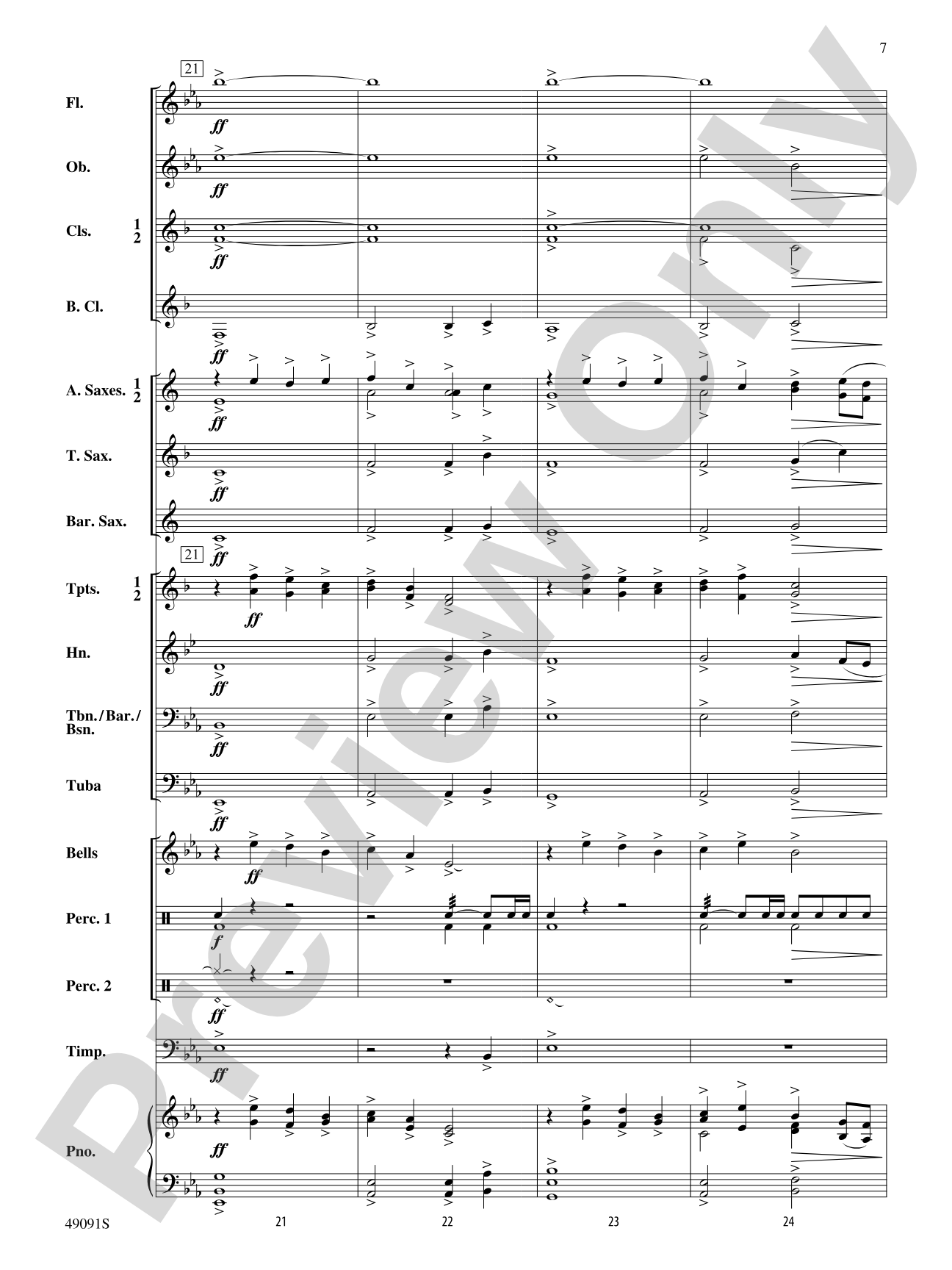 Skybridge Suite: Concert Band Conductor Score & Parts