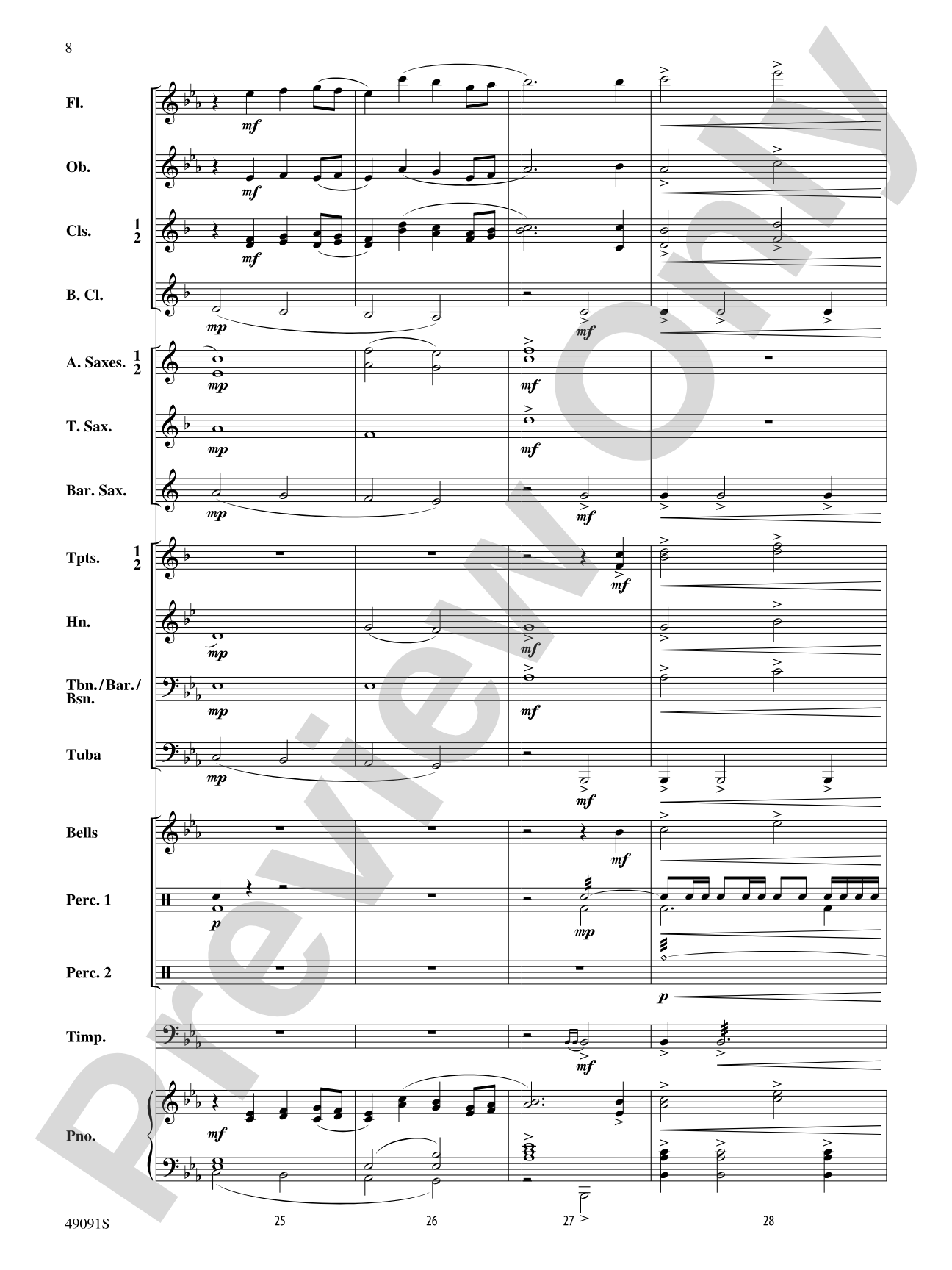 Skybridge Suite: Concert Band Conductor Score & Parts