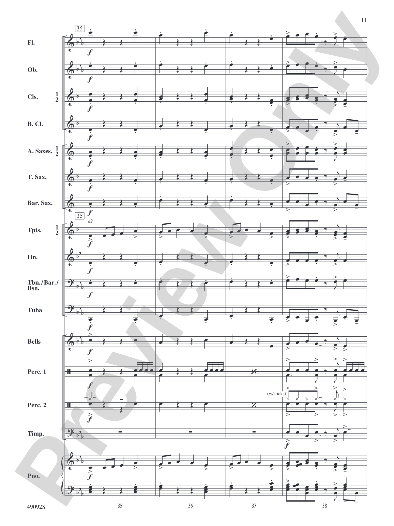 Liftoff: Concert Band Conductor Score & Parts