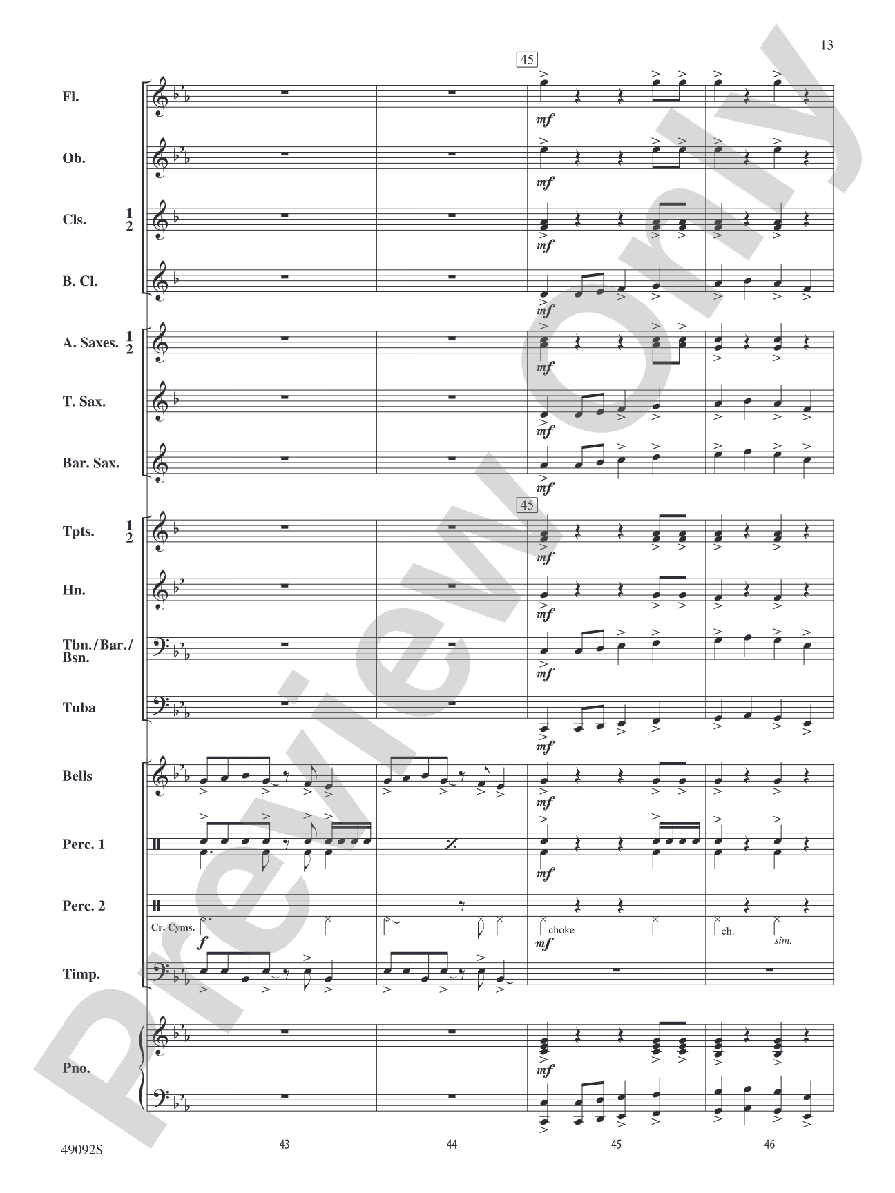 Liftoff: Concert Band Conductor Score & Parts