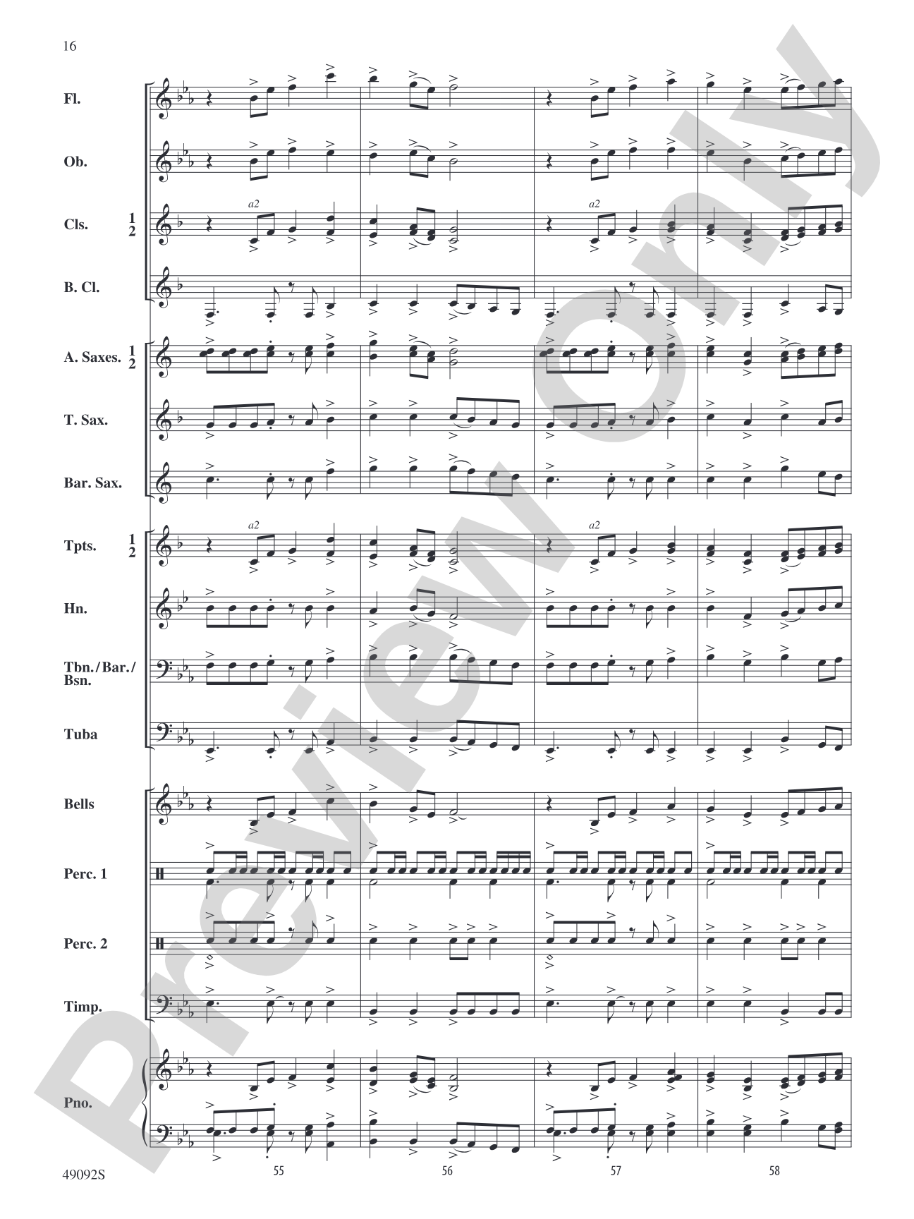 Liftoff: Concert Band Conductor Score & Parts