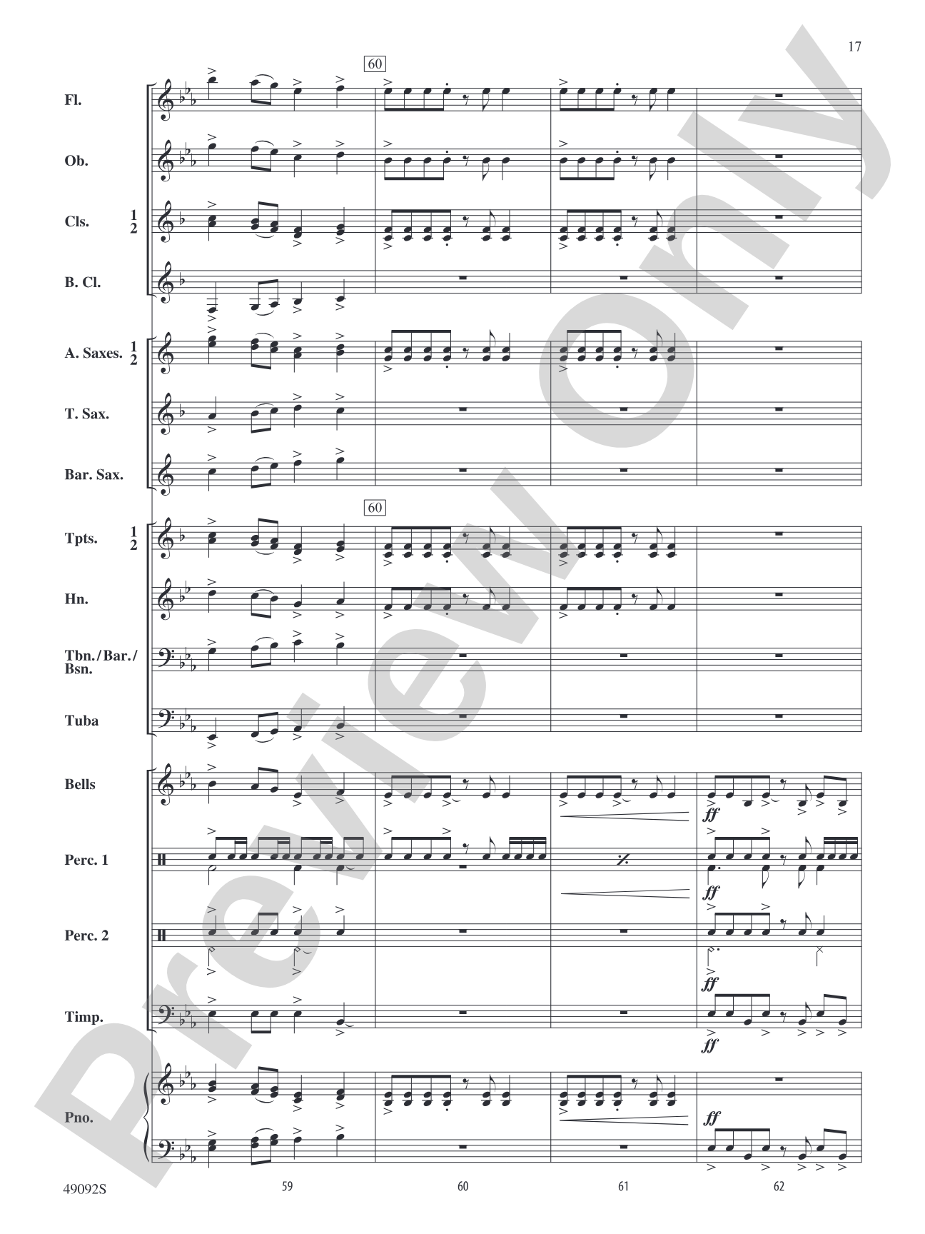 Liftoff: Concert Band Conductor Score & Parts