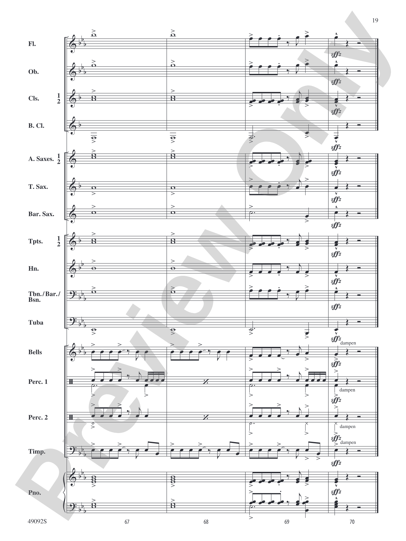 Liftoff: Concert Band Conductor Score & Parts