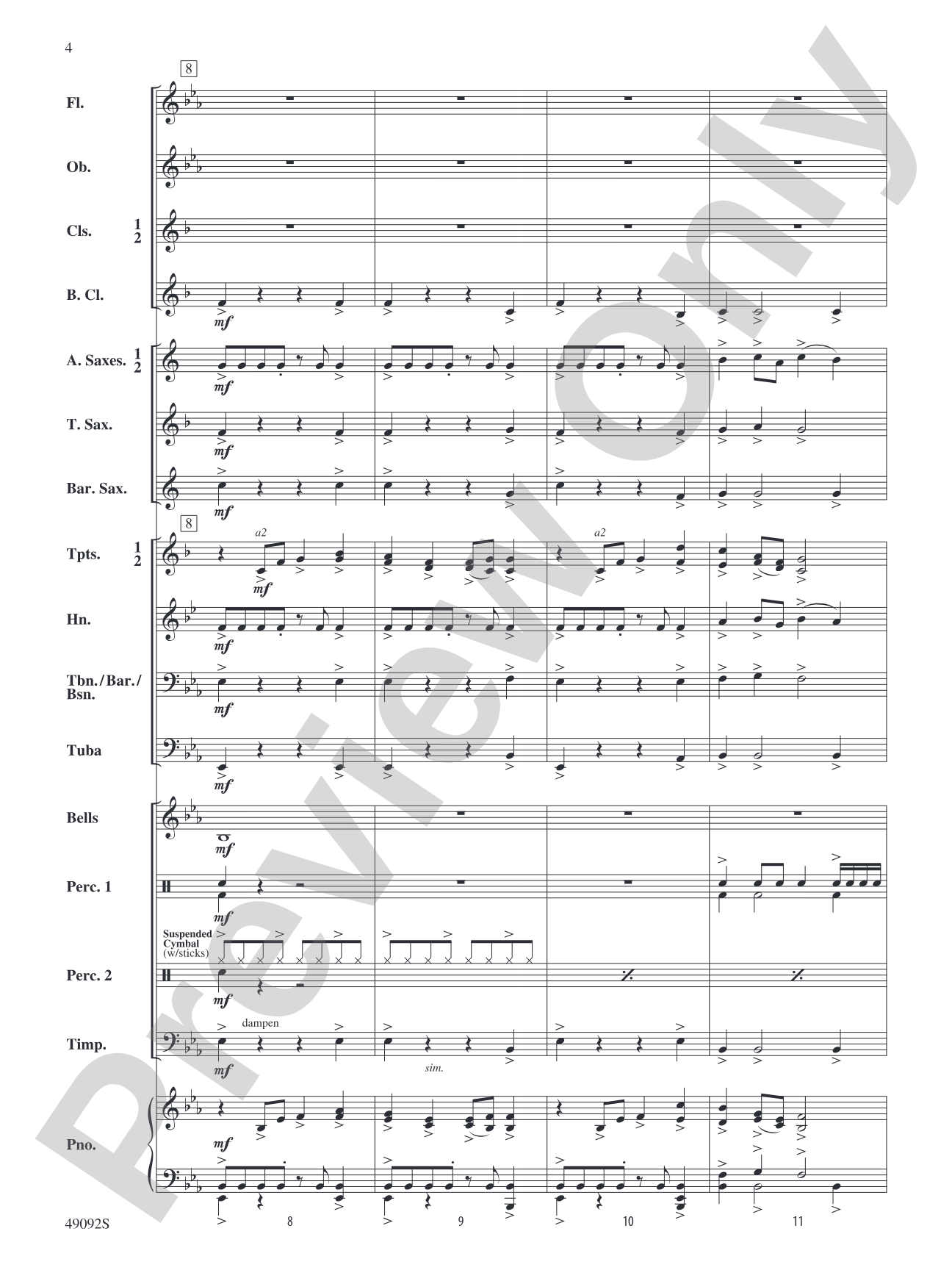 Liftoff: Concert Band Conductor Score & Parts