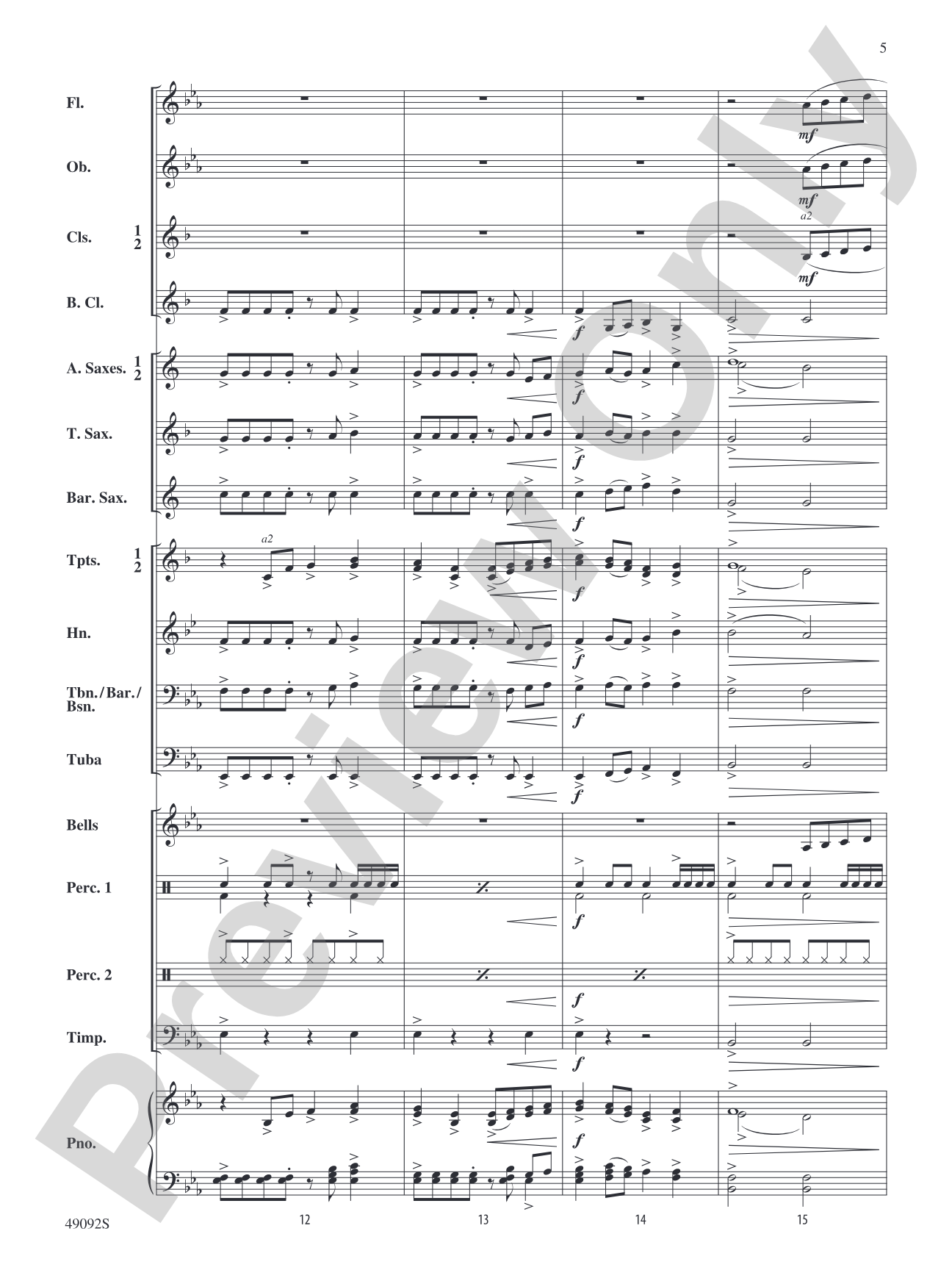 Liftoff: Concert Band Conductor Score & Parts
