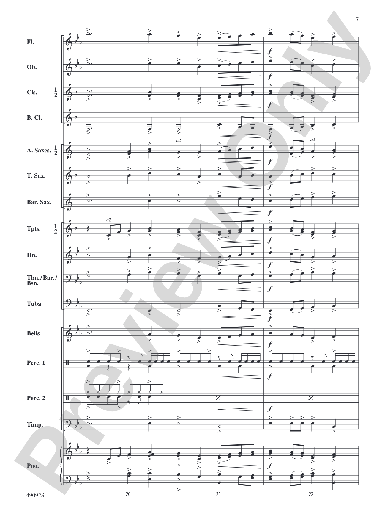 Liftoff: Concert Band Conductor Score & Parts