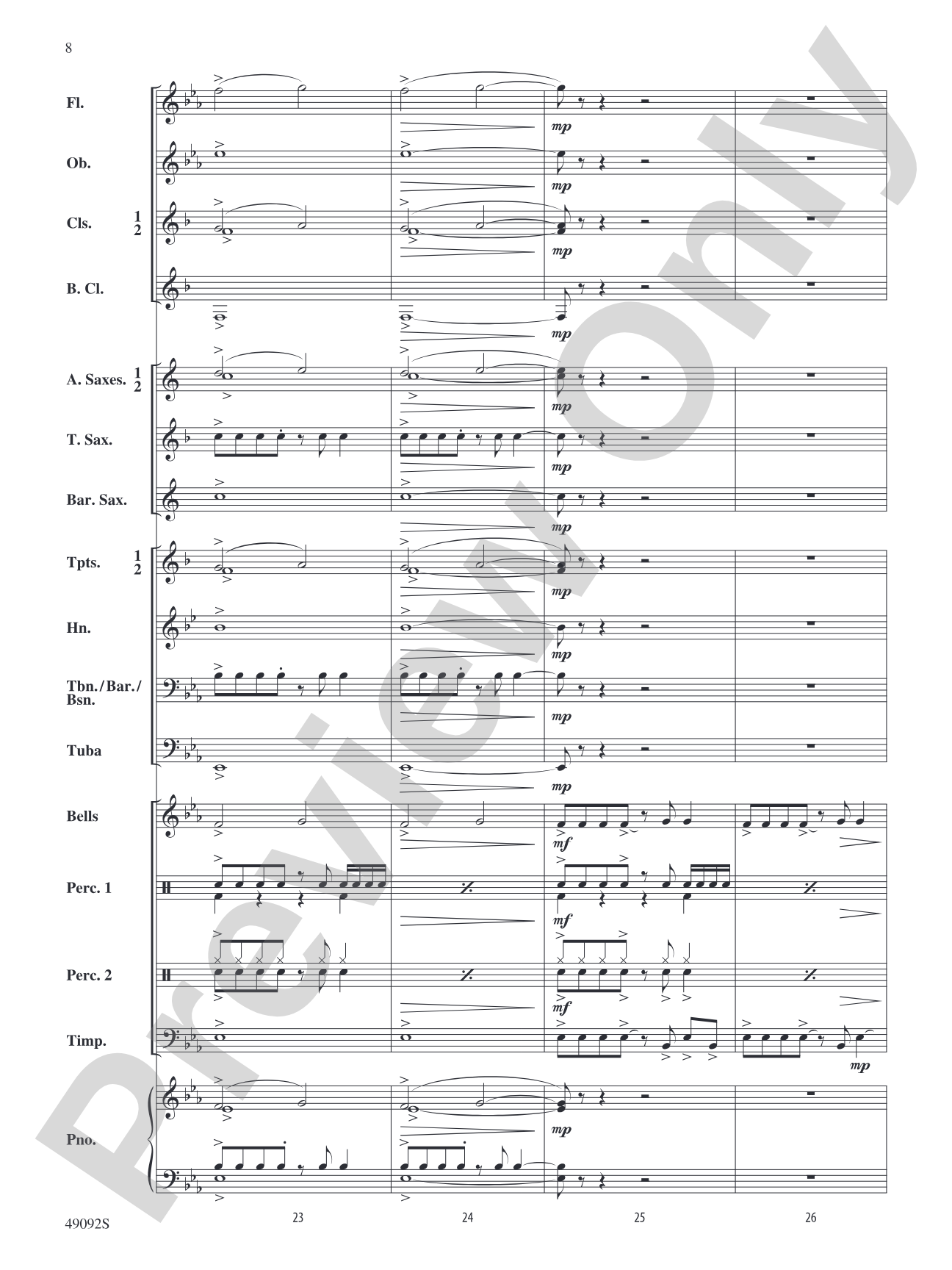 Liftoff: Concert Band Conductor Score & Parts