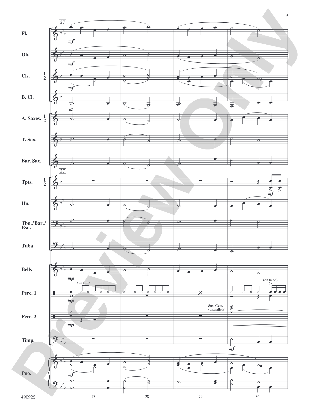 Liftoff: Concert Band Conductor Score & Parts