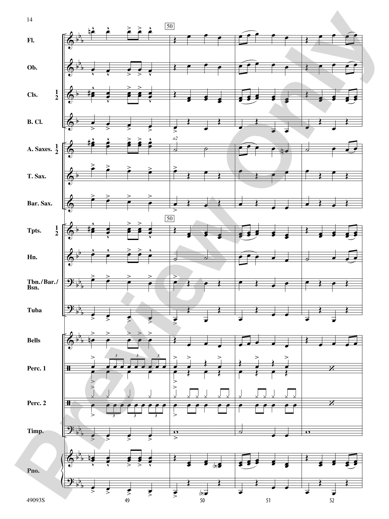 Cool Breeze: Concert Band Conductor Score & Parts