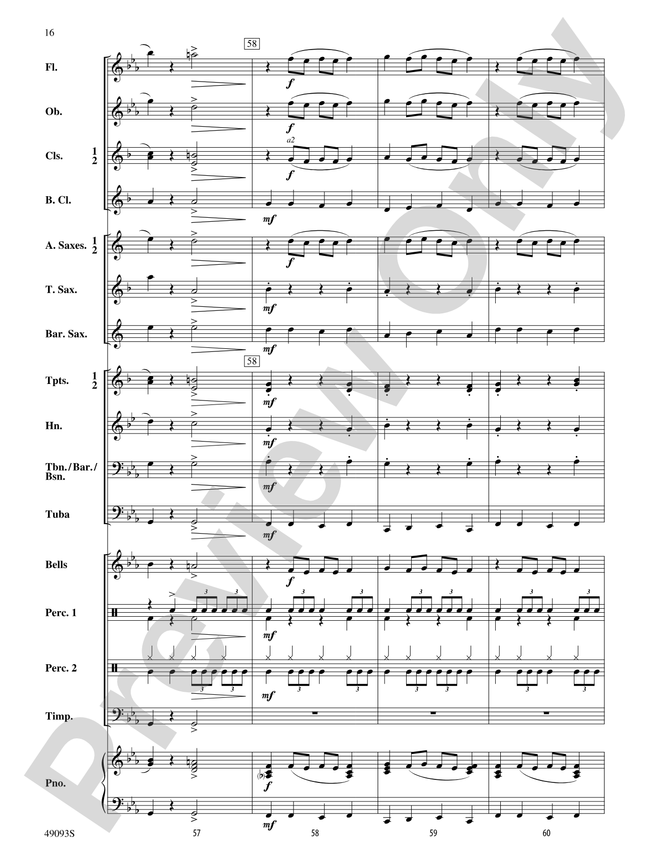 Cool Breeze: Concert Band Conductor Score & Parts
