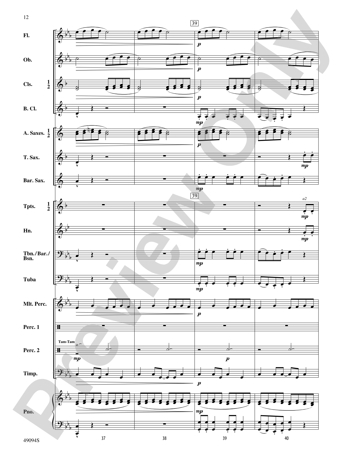 Haunted Sleigh Ride: Concert Band Conductor Score & Parts