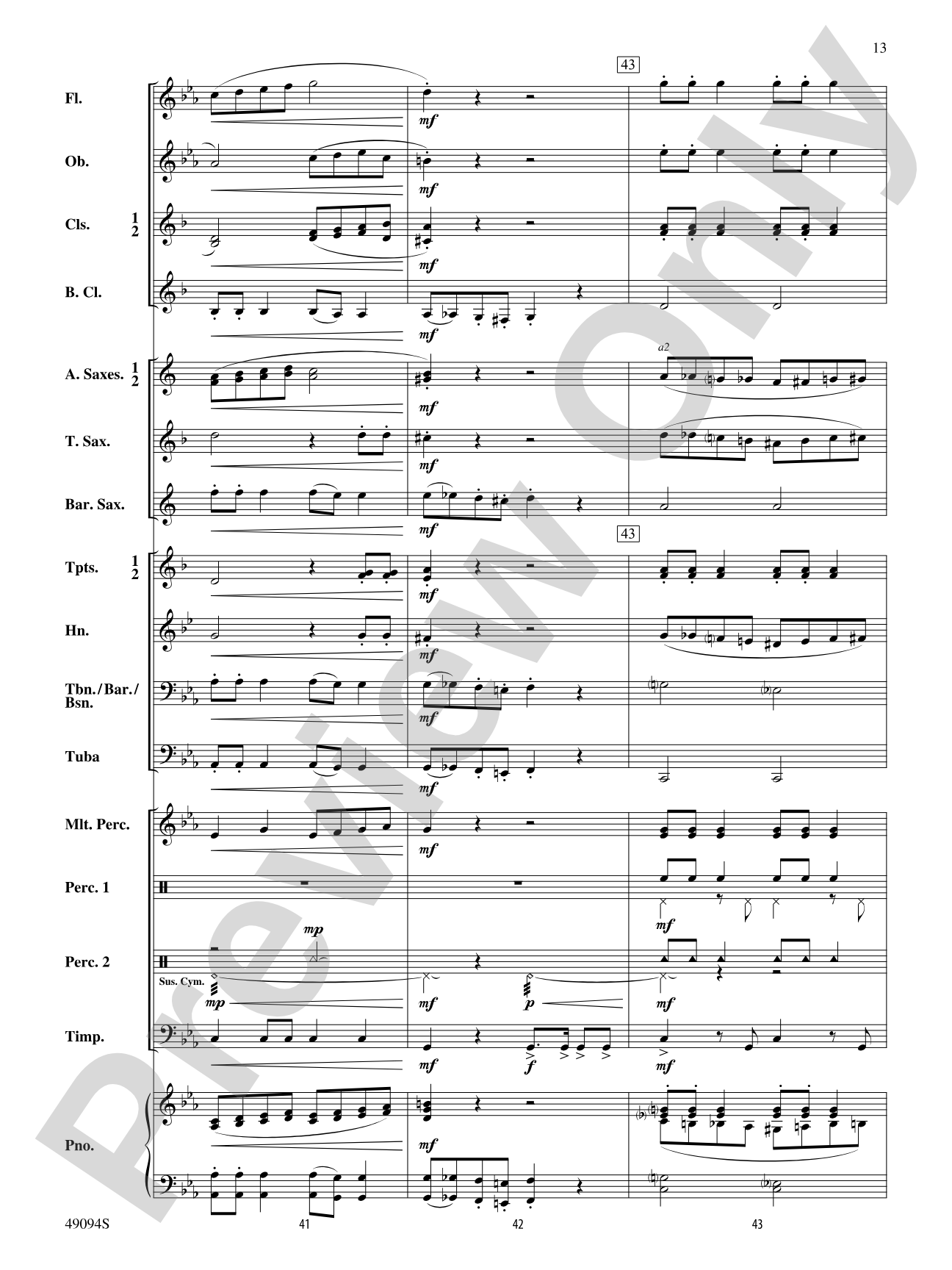 Haunted Sleigh Ride: Concert Band Conductor Score & Parts
