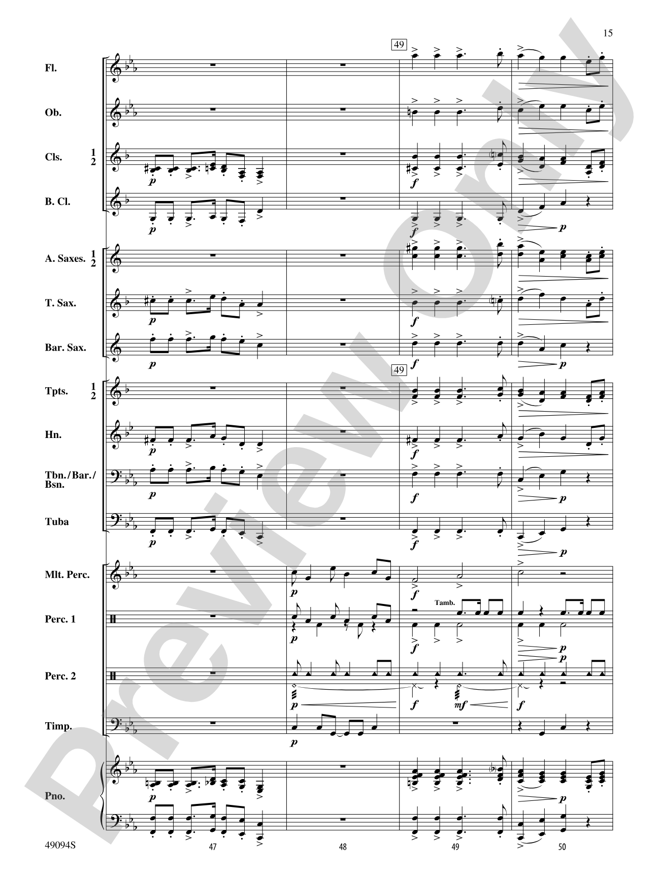 Haunted Sleigh Ride: Concert Band Conductor Score & Parts