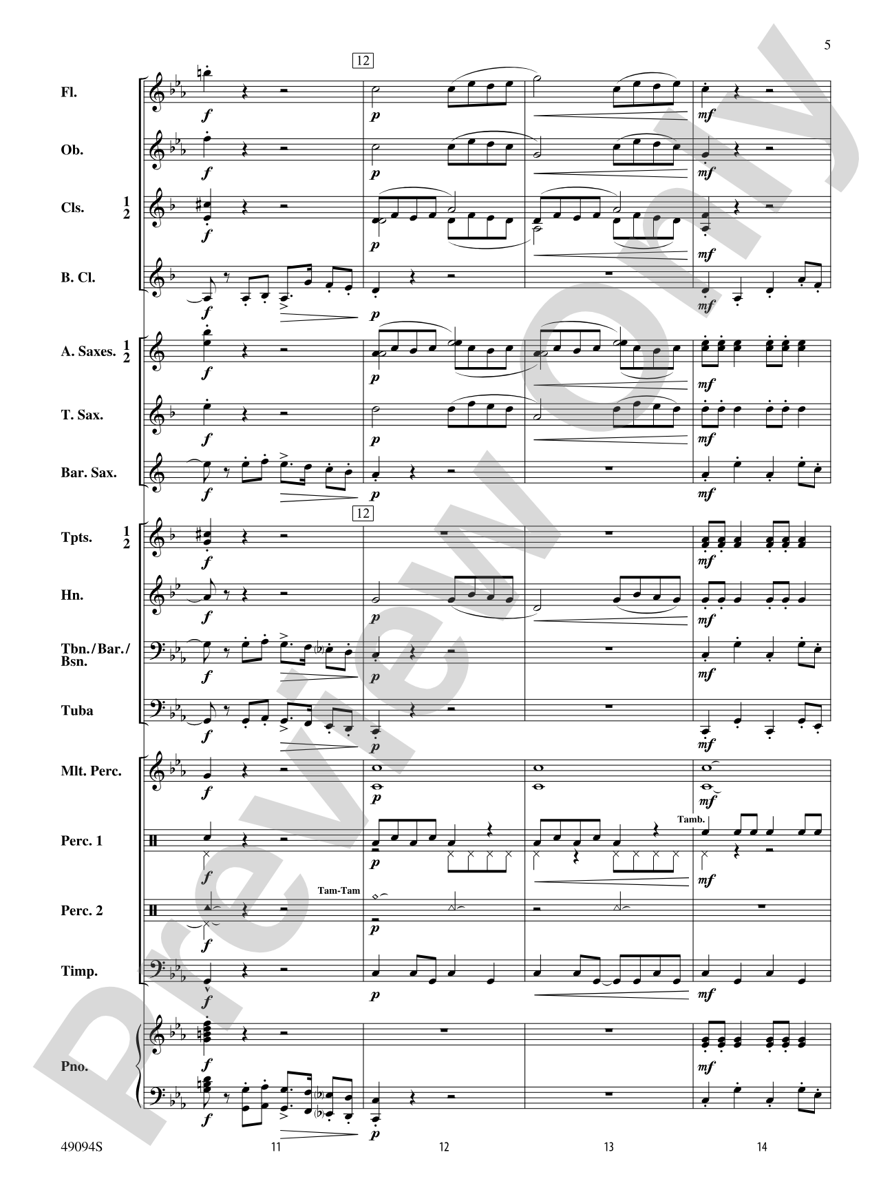 Haunted Sleigh Ride: Concert Band Conductor Score & Parts