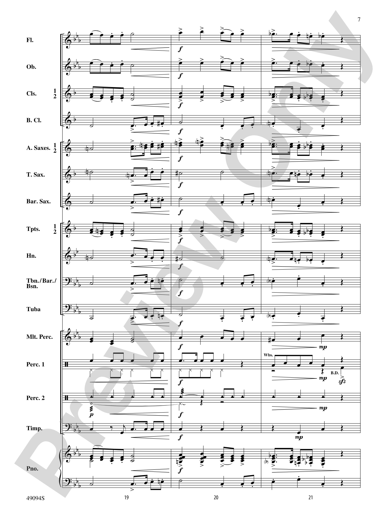 Haunted Sleigh Ride: Concert Band Conductor Score & Parts