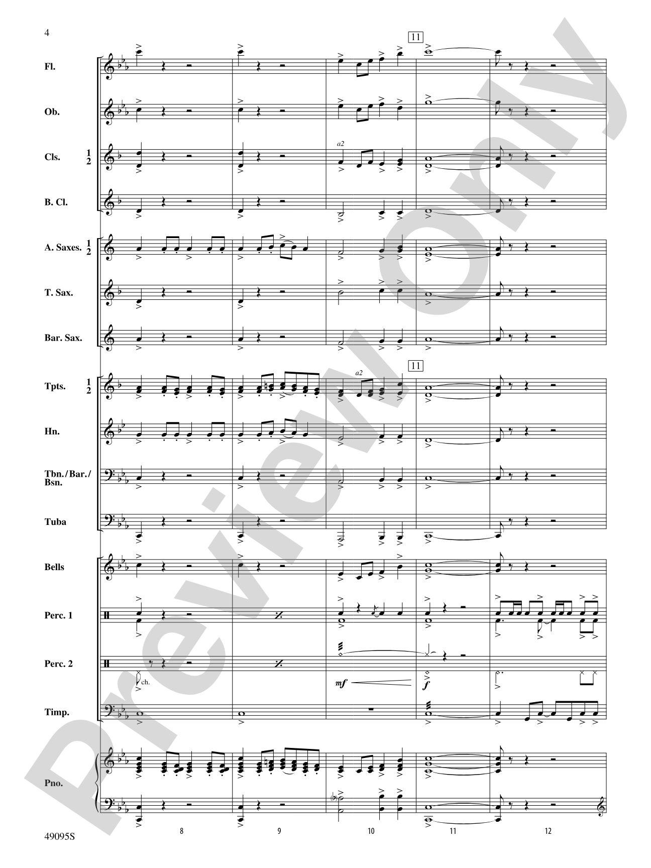 Return to Camelot: Concert Band Conductor Score & Parts