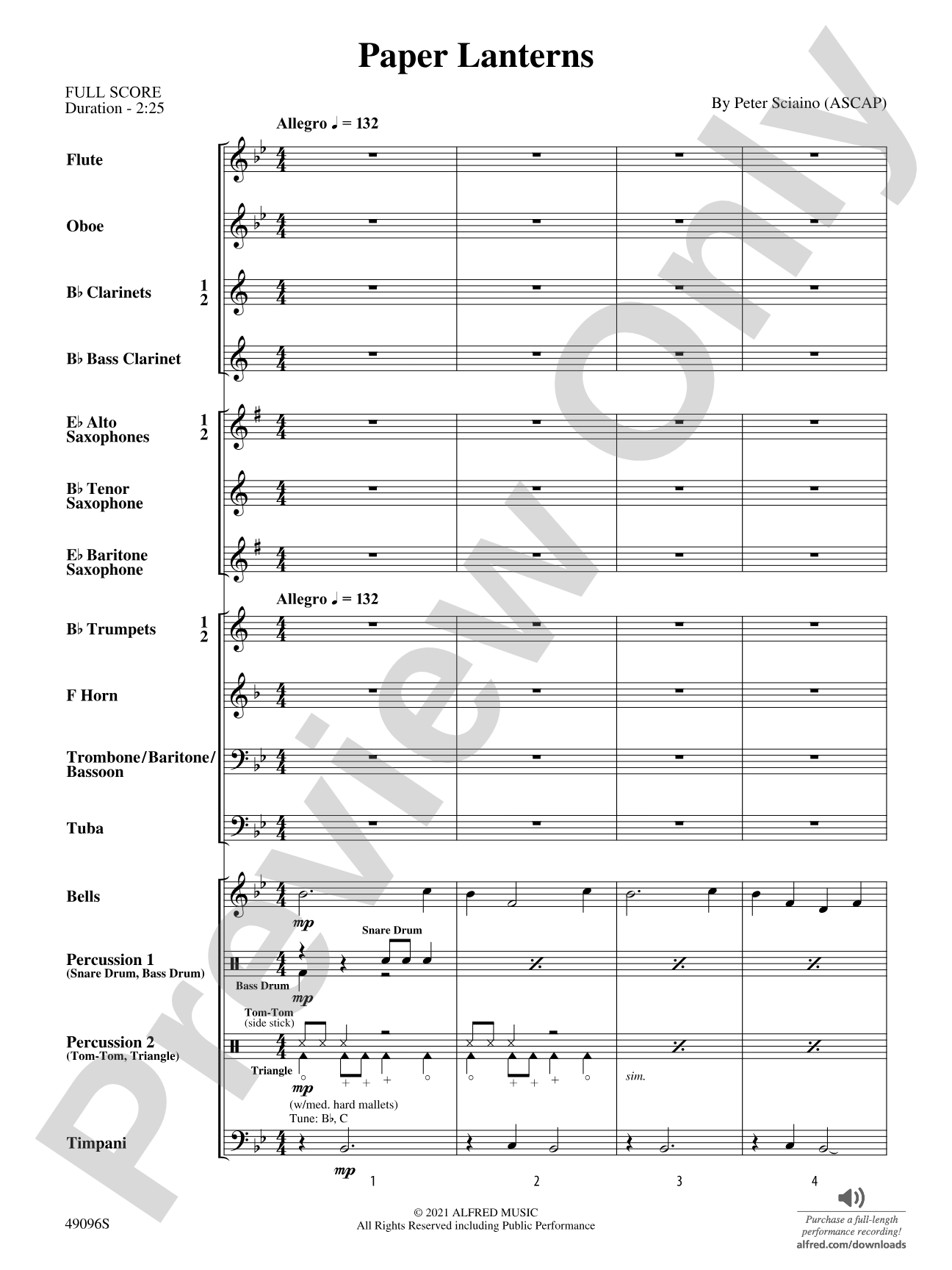 Paper Lanterns: Score