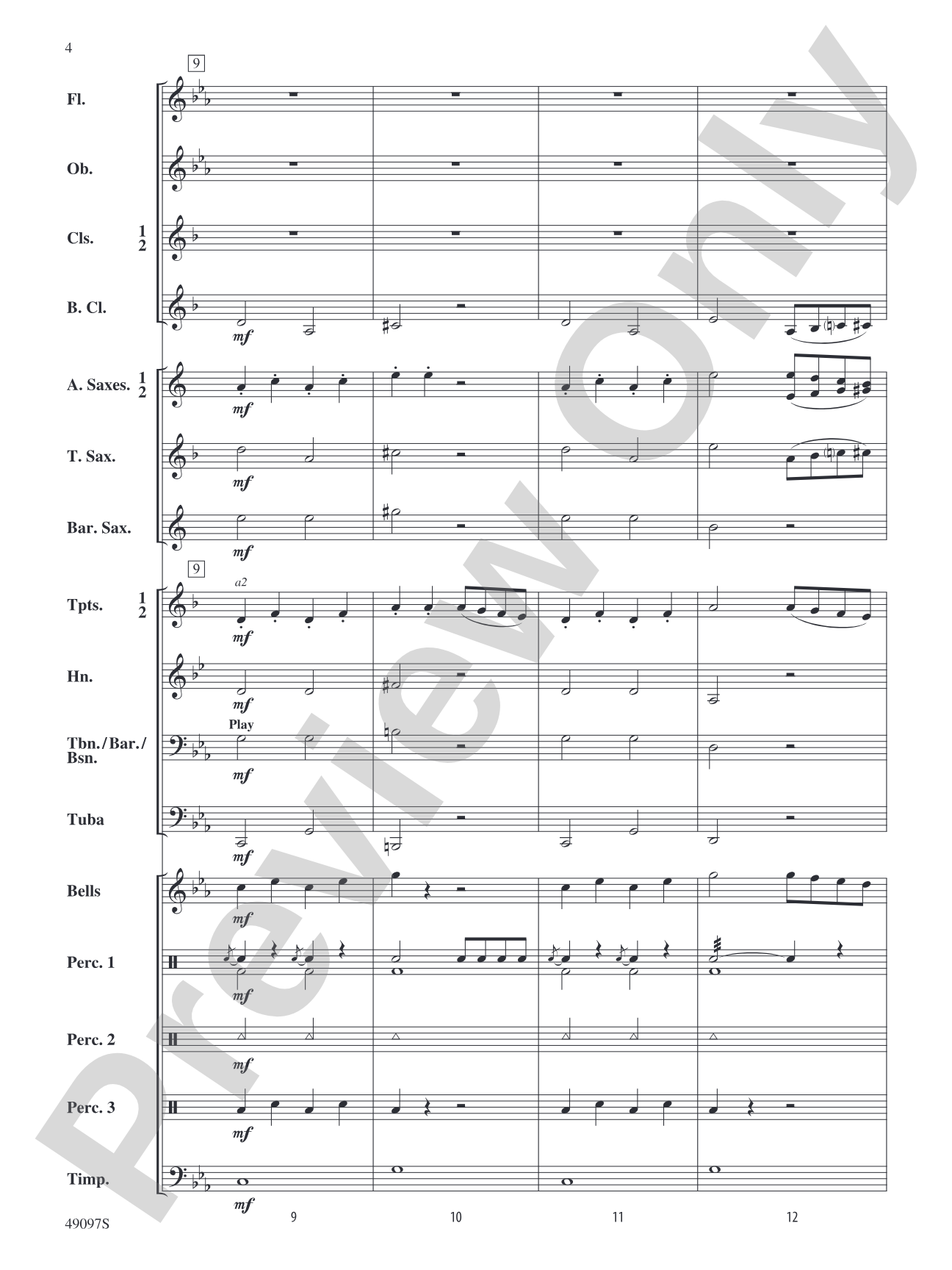 Monsters, Unite!: Concert Band Conductor Score & Parts
