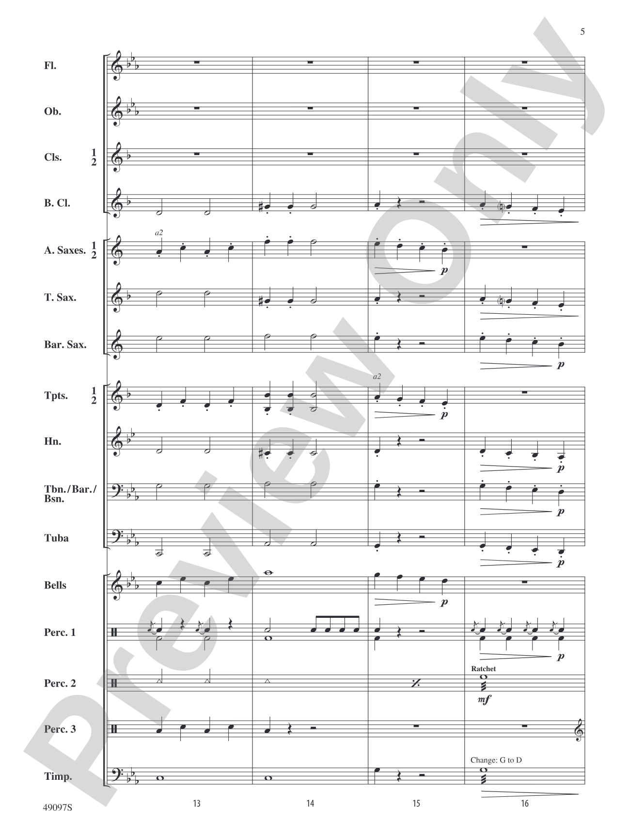 Monsters, Unite!: Concert Band Conductor Score & Parts