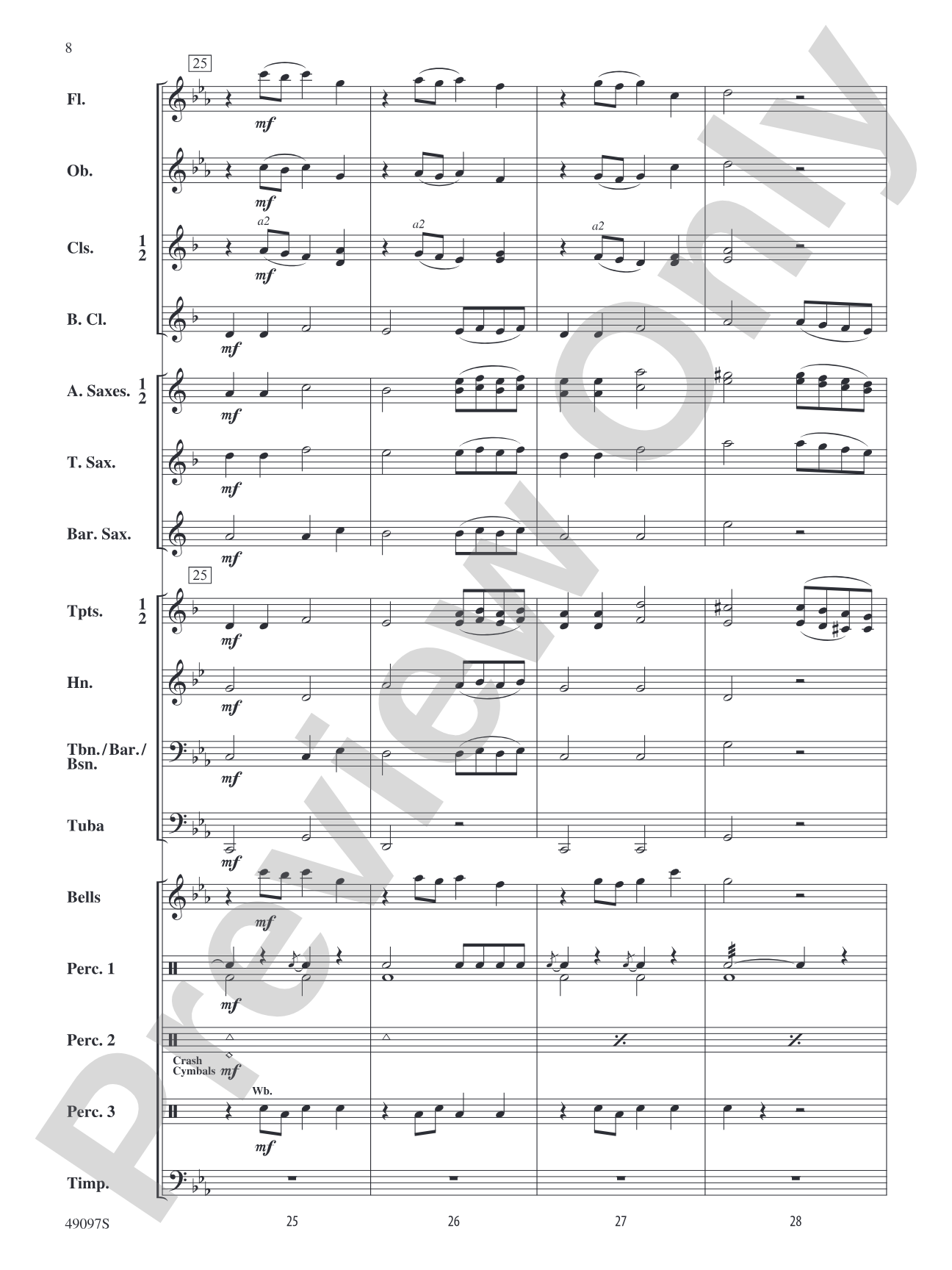 Monsters, Unite!: Concert Band Conductor Score & Parts