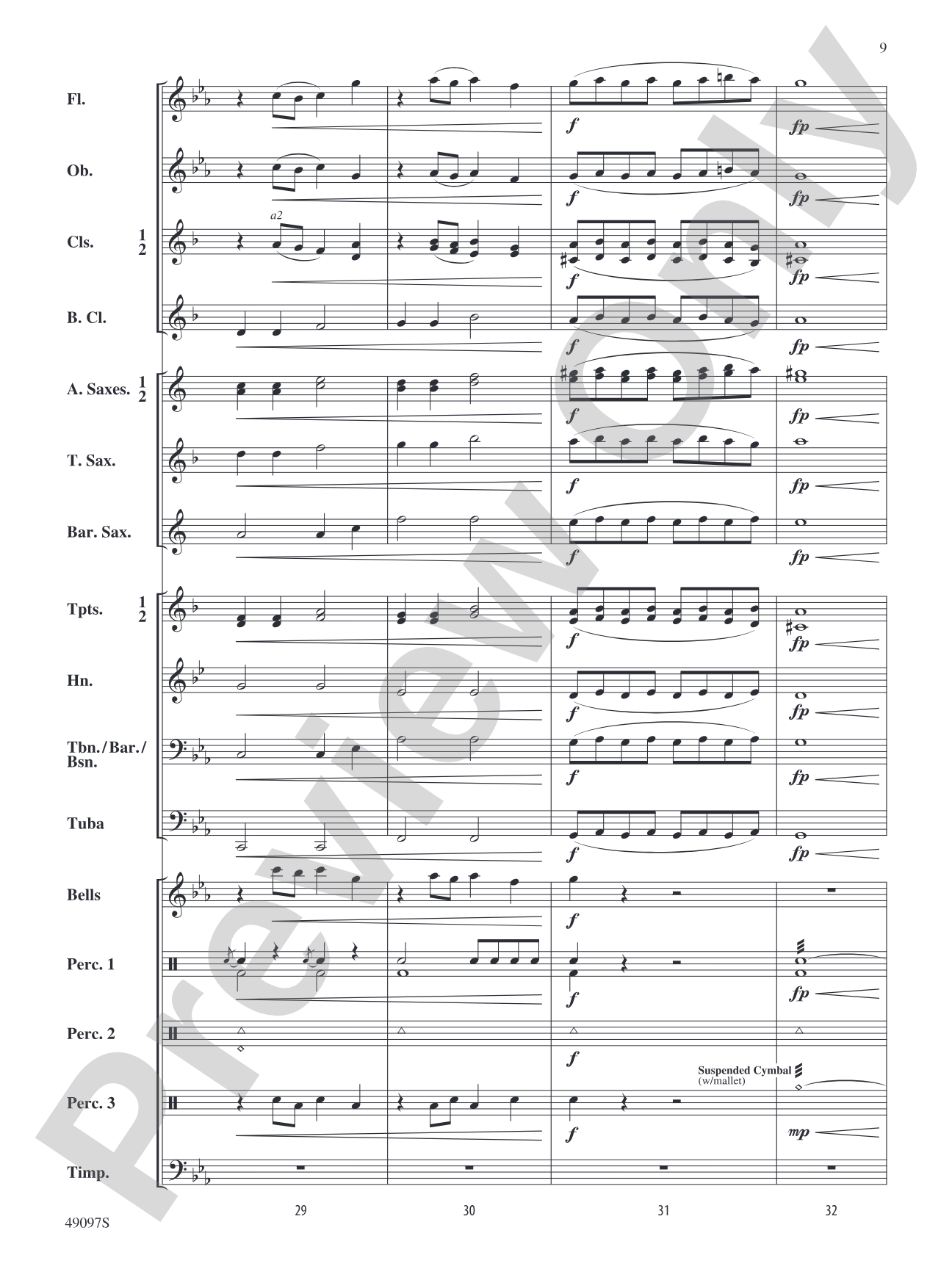 Monsters, Unite!: Concert Band Conductor Score & Parts