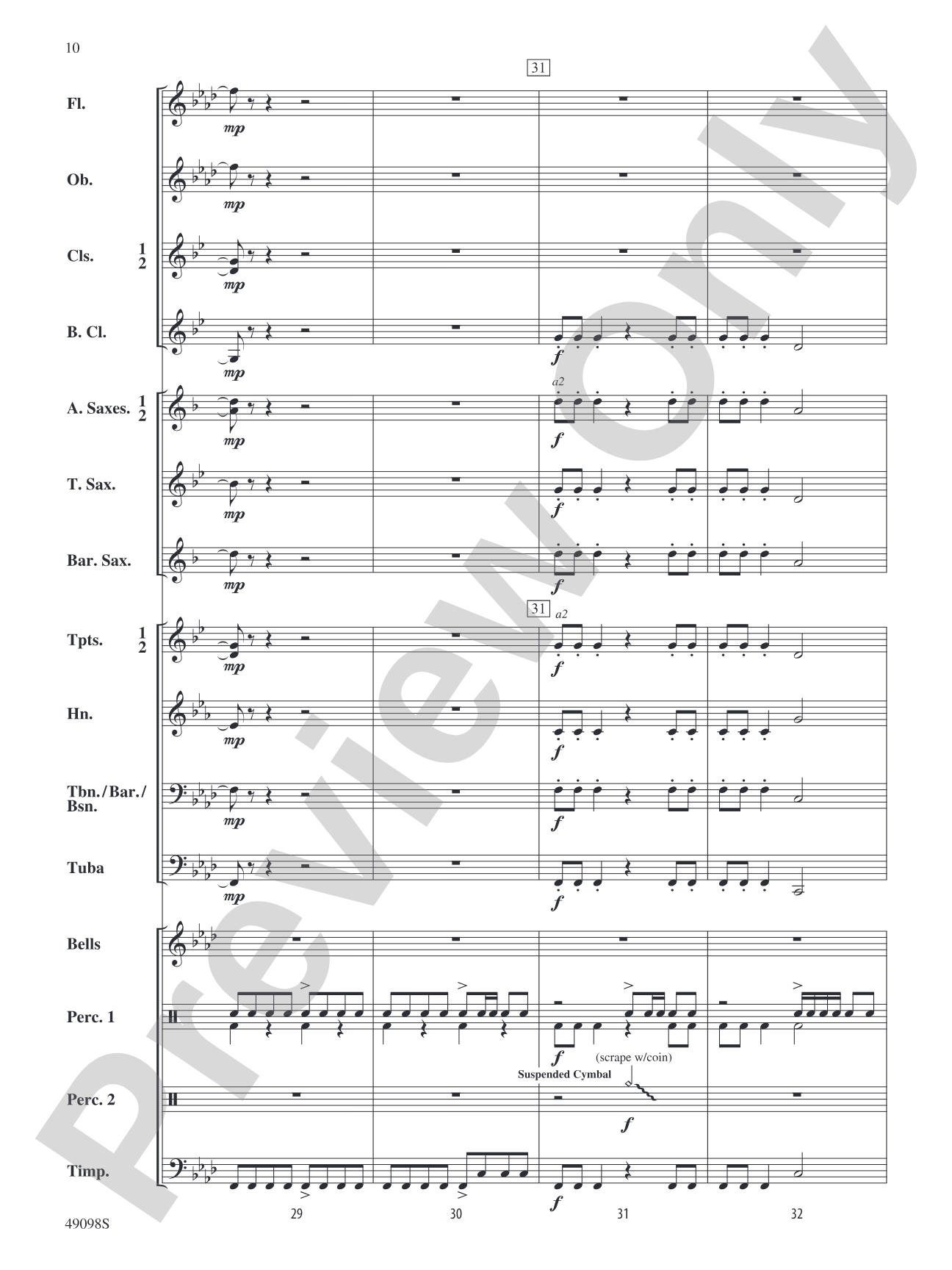 Cataclysm of the Cosmos: Concert Band Conductor Score & Parts