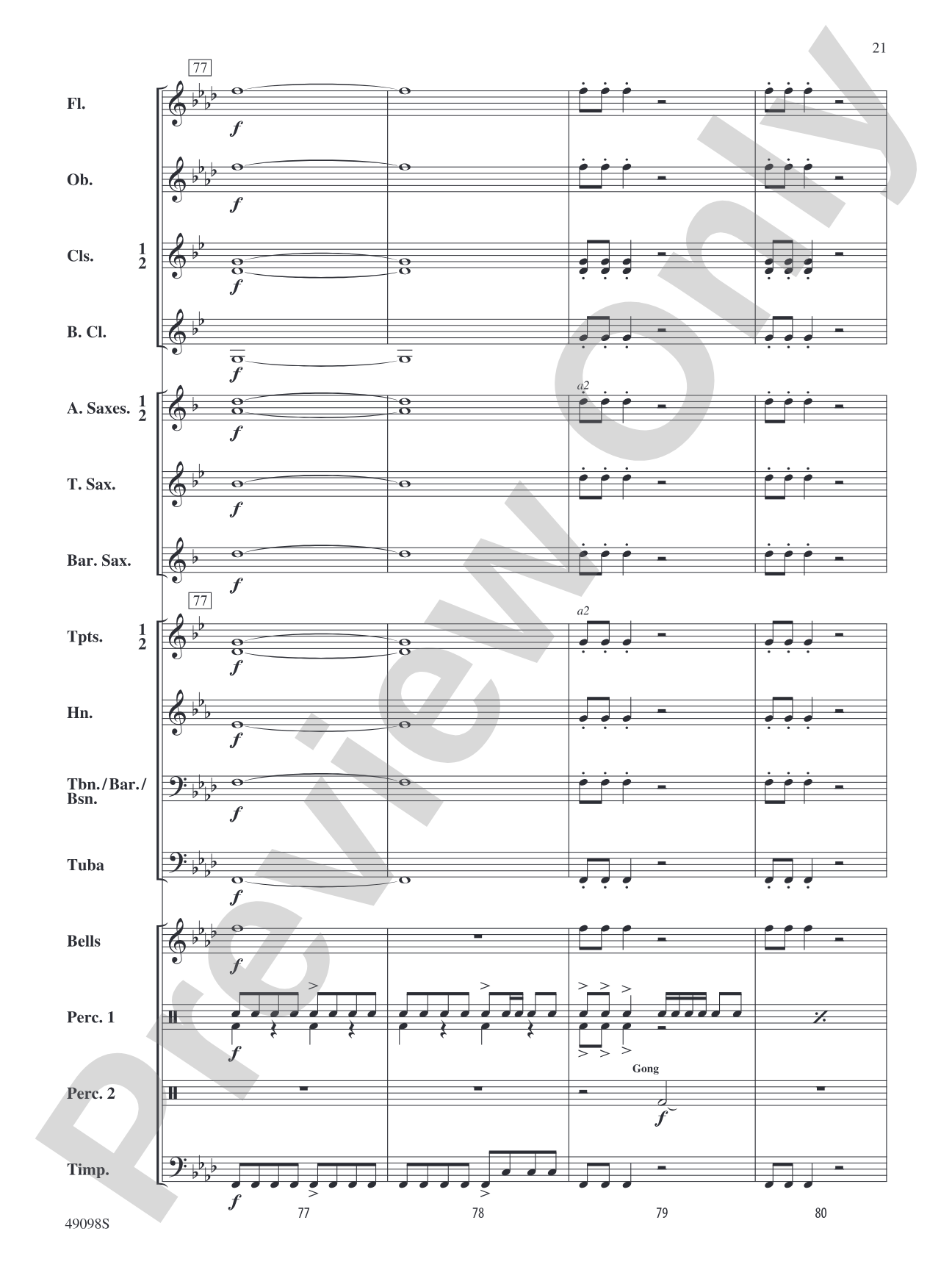 Cataclysm of the Cosmos: Concert Band Conductor Score & Parts