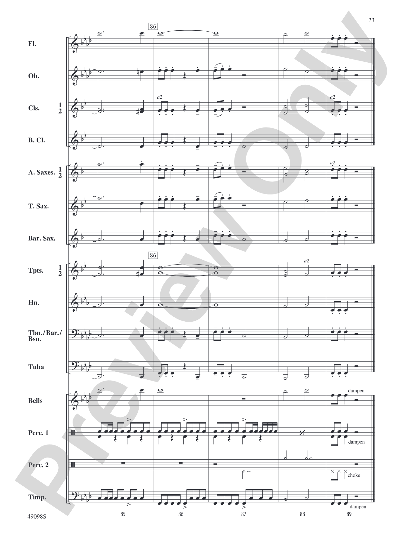 Cataclysm of the Cosmos: Concert Band Conductor Score & Parts