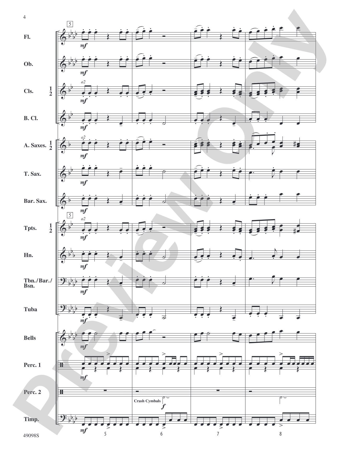 Cataclysm of the Cosmos: Concert Band Conductor Score & Parts