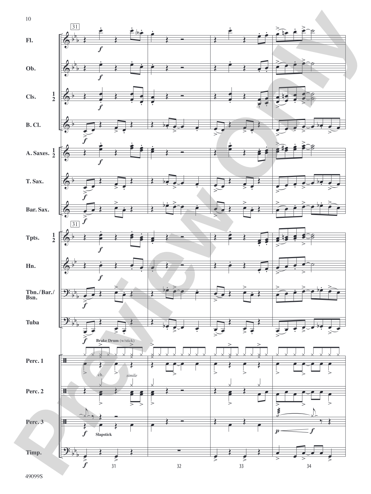 Watch Out!: Concert Band Conductor Score & Parts